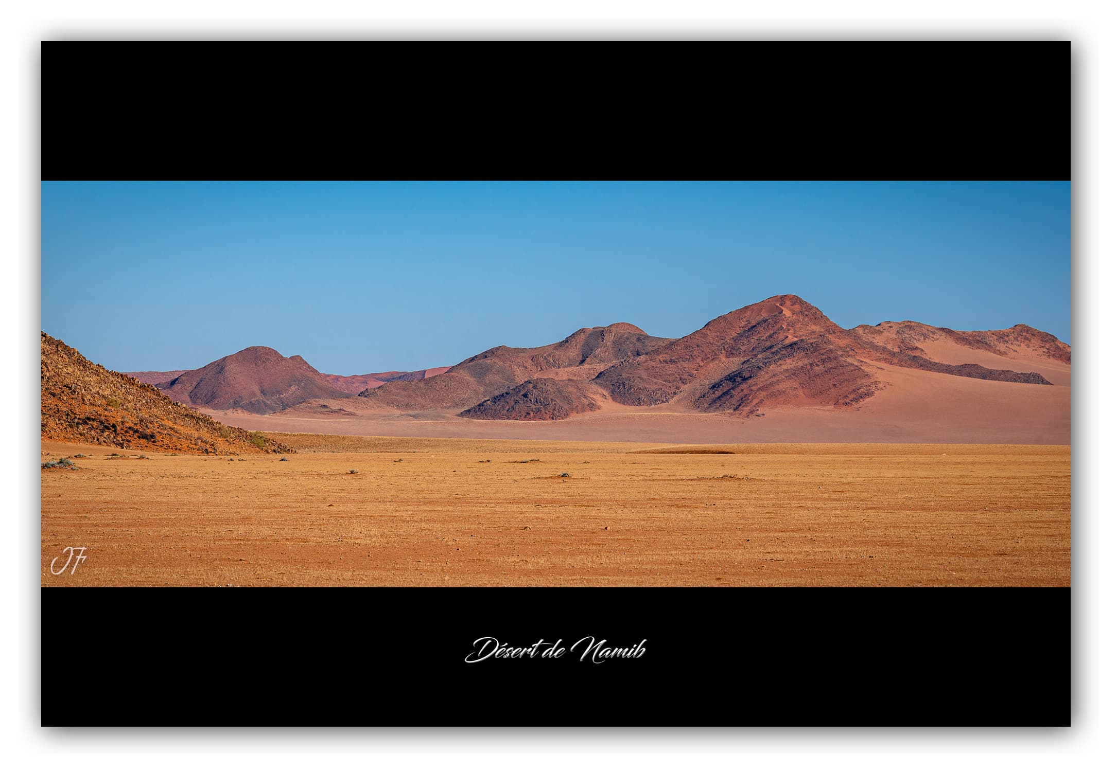 Poster Namibie (Afrique Australe). Affiches Formats 30x40 cm, 40x60 cm ou 50x70 cm. Impression sur Papier Photo. Décoration murale. Paysage. Désert.