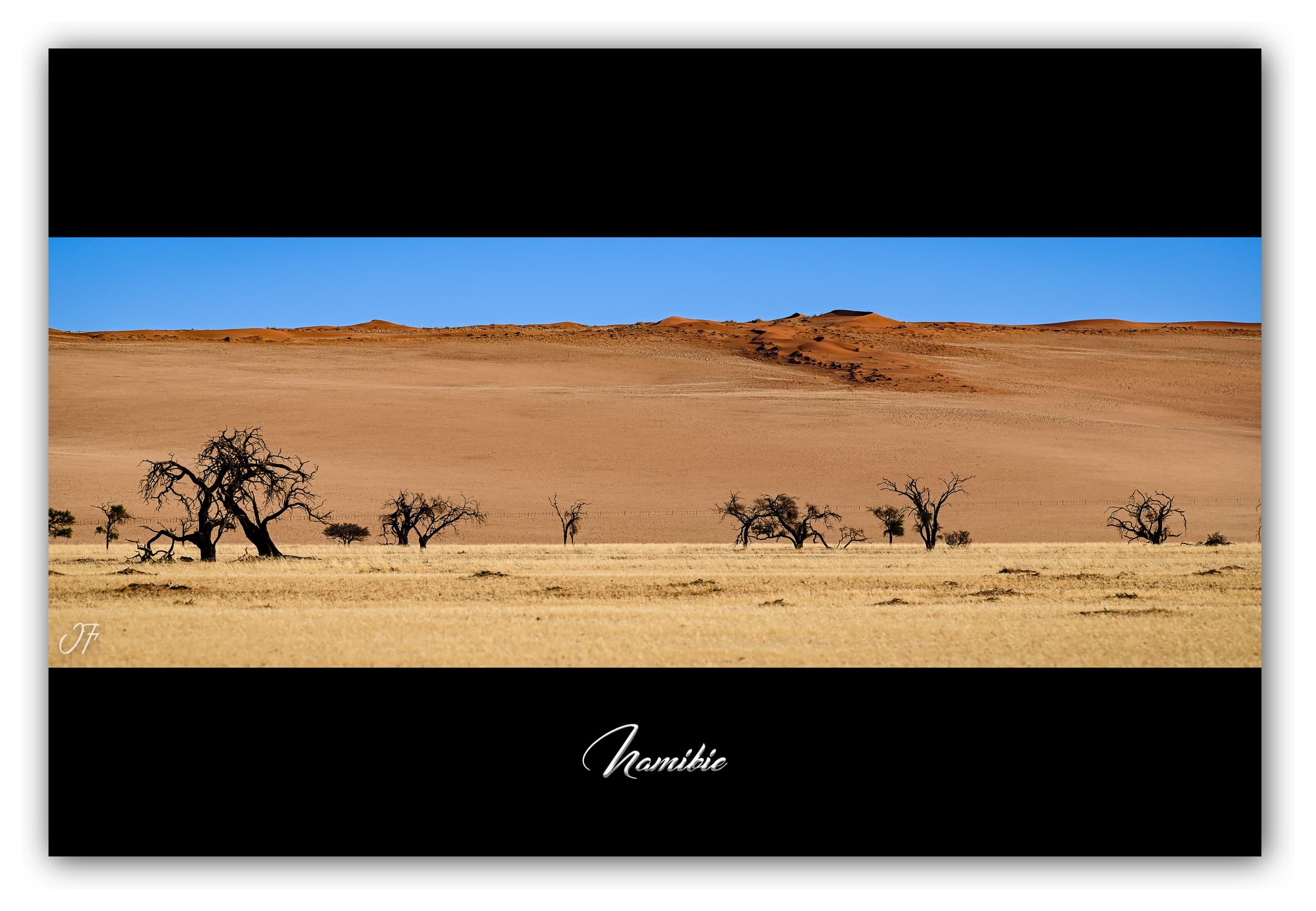 Poster Namibie (Afrique Australe). Affiches Formats 30x40 cm, 40x60 cm ou 50x70 cm. Impression sur Papier Photo. Décoration murale. Paysage. Désert.