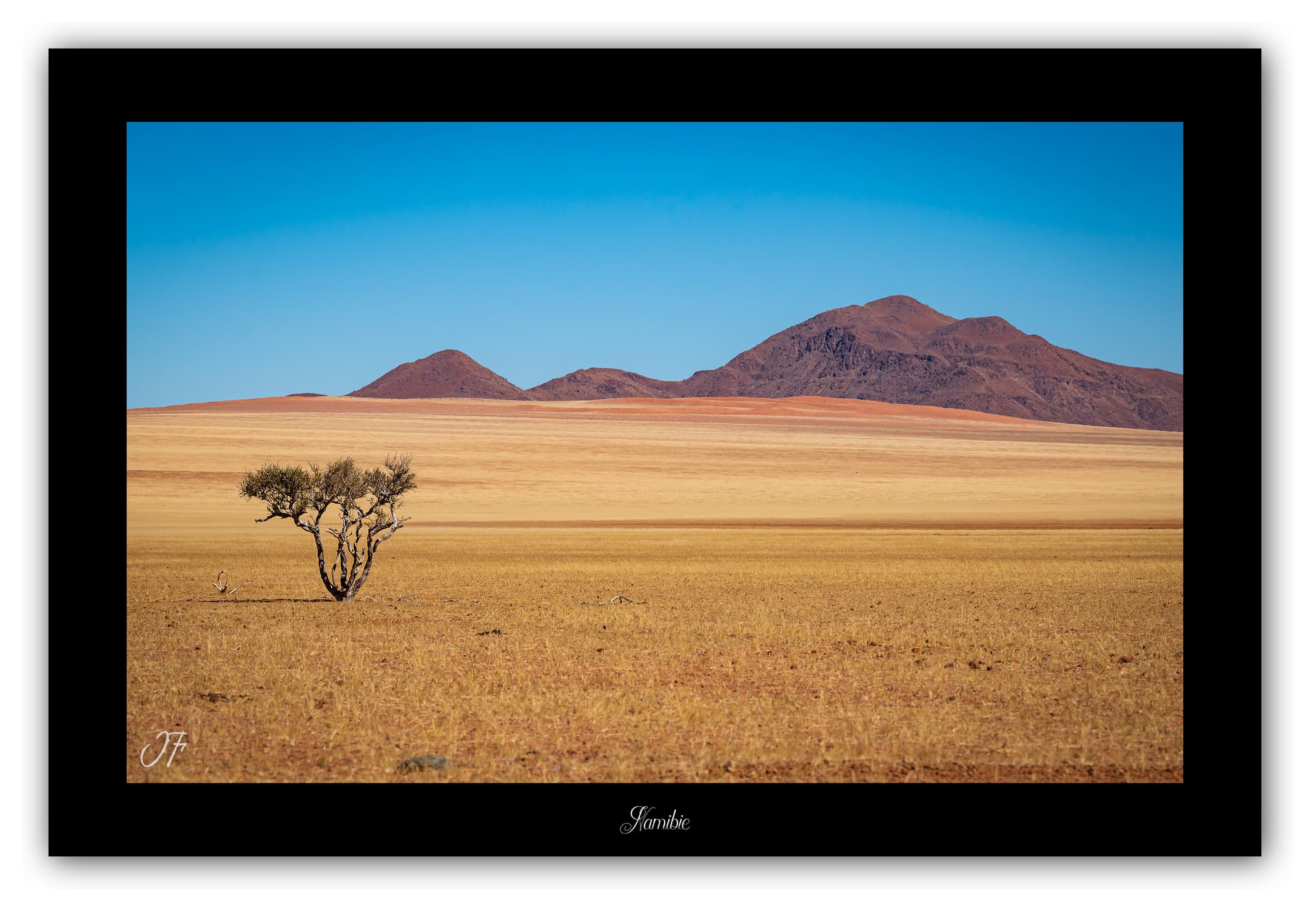 Poster Namibie (Afrique Australe). Affiches Formats 30x40 cm, 40x60 cm ou 50x70 cm. Impression sur Papier Photo. Décoration murale. Paysage. Désert.