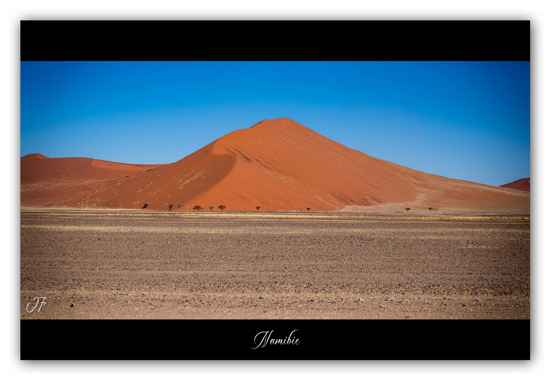 Poster Namibie (Afrique Australe). Affiches Formats 30x40 cm, 40x60 cm ou 50x70 cm. Impression sur Papier Photo. Décoration murale. Paysage. Désert.
