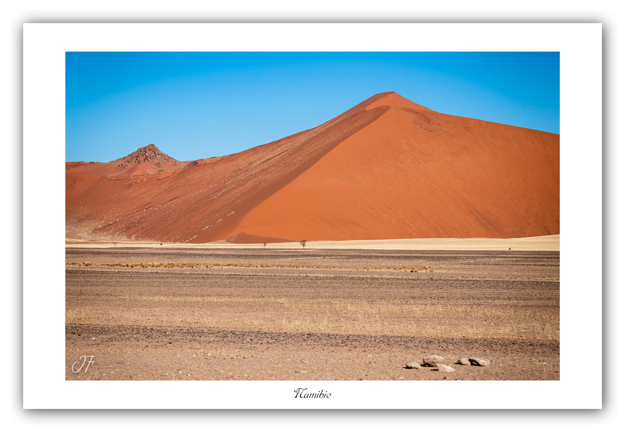 Poster Namibie (Afrique Australe). Affiches Formats 30x40 cm, 40x60 cm ou 50x70 cm. Impression sur Papier Photo. Décoration murale. Paysage. Désert.