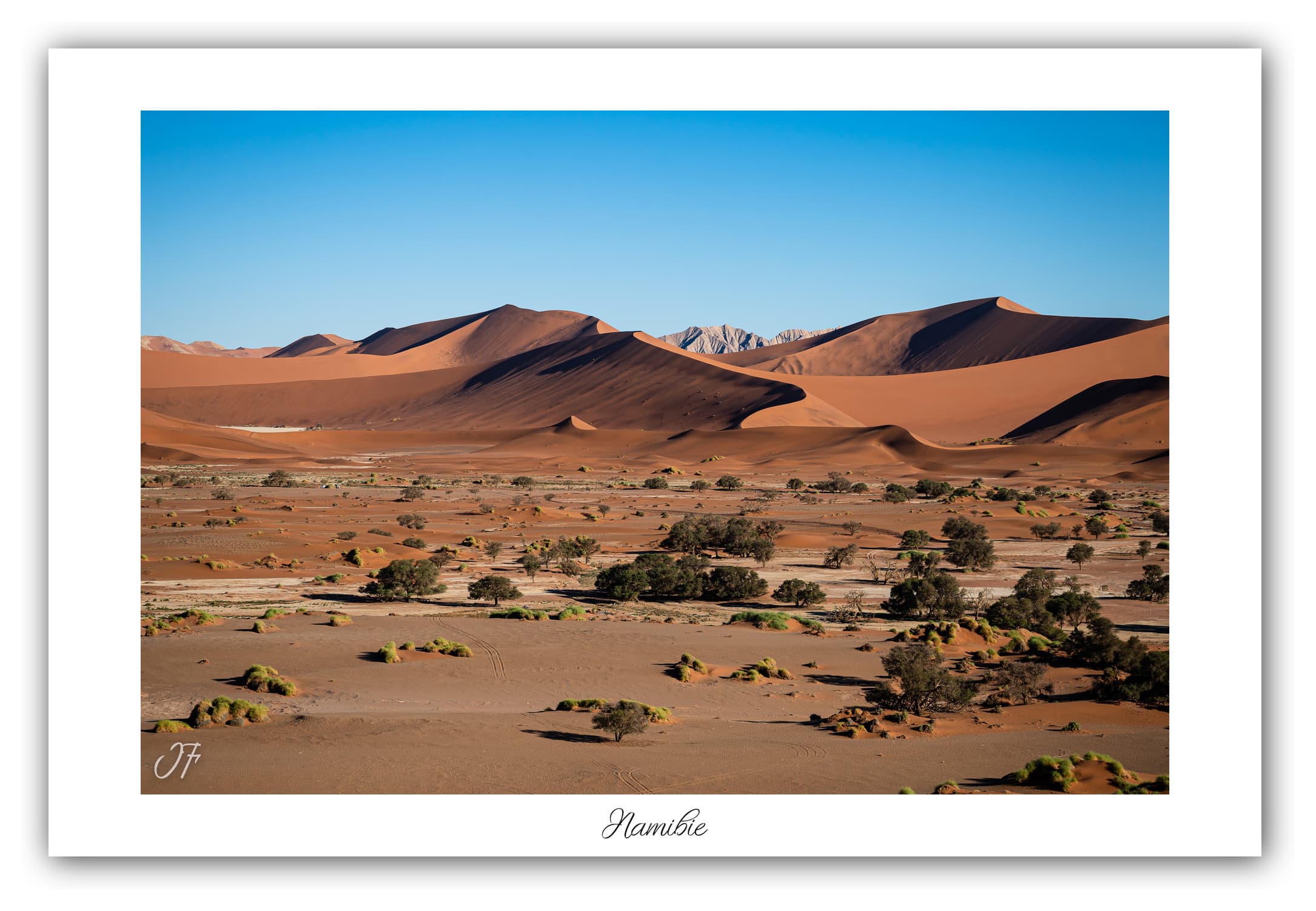 Poster Namibie (Afrique Australe). Affiches Formats 30x40 cm, 40x60 cm ou 50x70 cm. Impression sur Papier Photo. Décoration murale. Paysage. Désert.