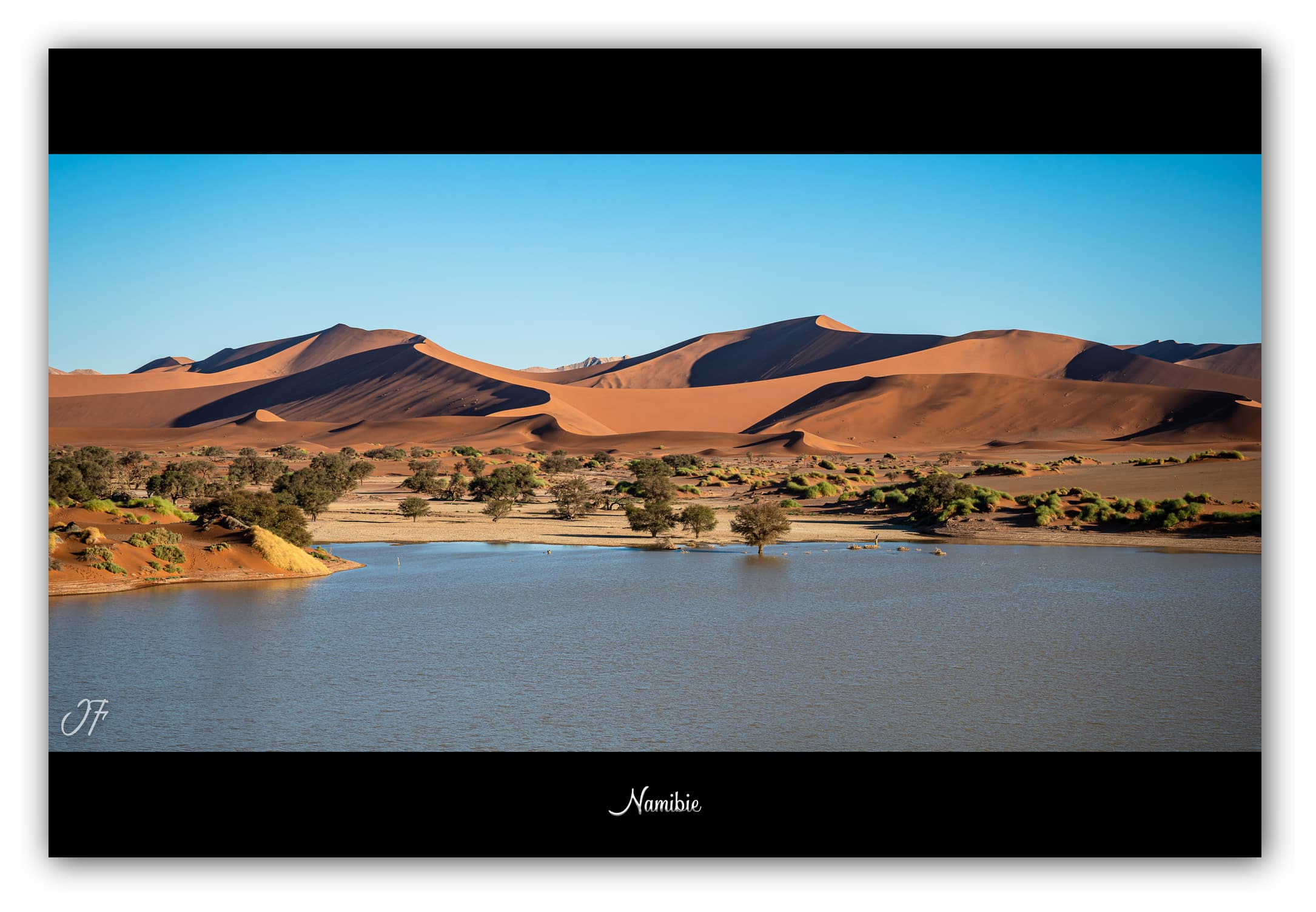 Poster Namibie (Afrique Australe). Affiches Formats 30x40 cm, 40x60 cm ou 50x70 cm. Impression sur Papier Photo. Décoration murale. Paysage. Désert.