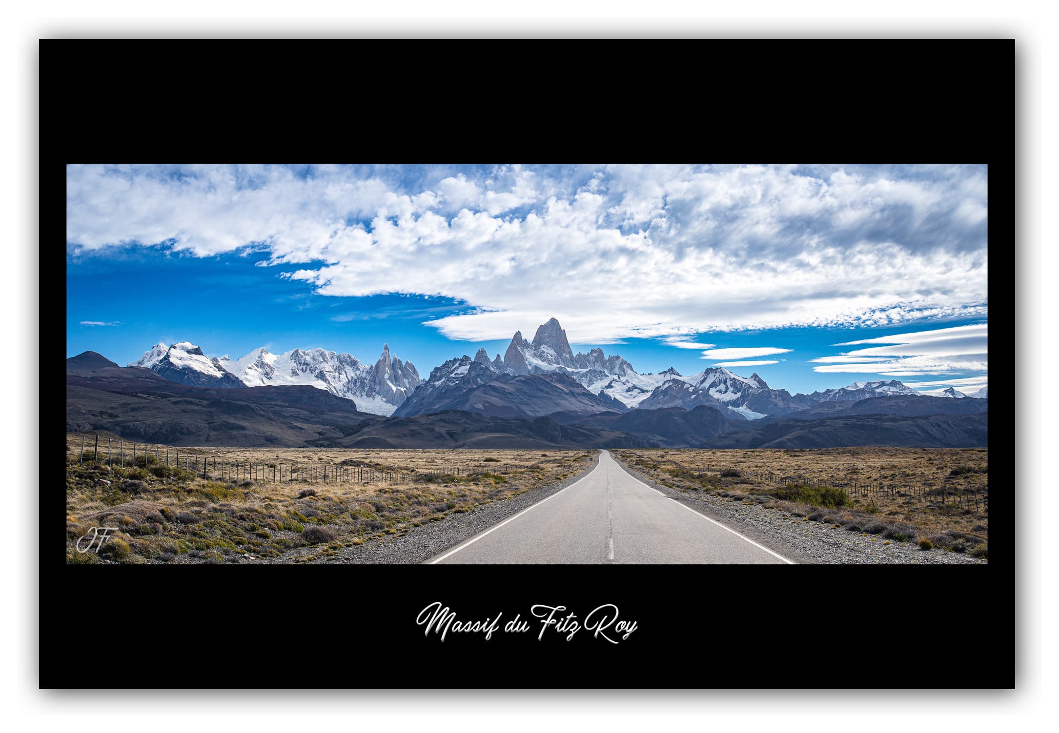 Poster Fitz Roy - Patagonie (Argentine). Affiches Formats 30x40 cm, 40x60 cm ou 50x70 cm. Impression sur Papier Photo. Décoration murale. Nature. Paysage. Panorama. Montagne.