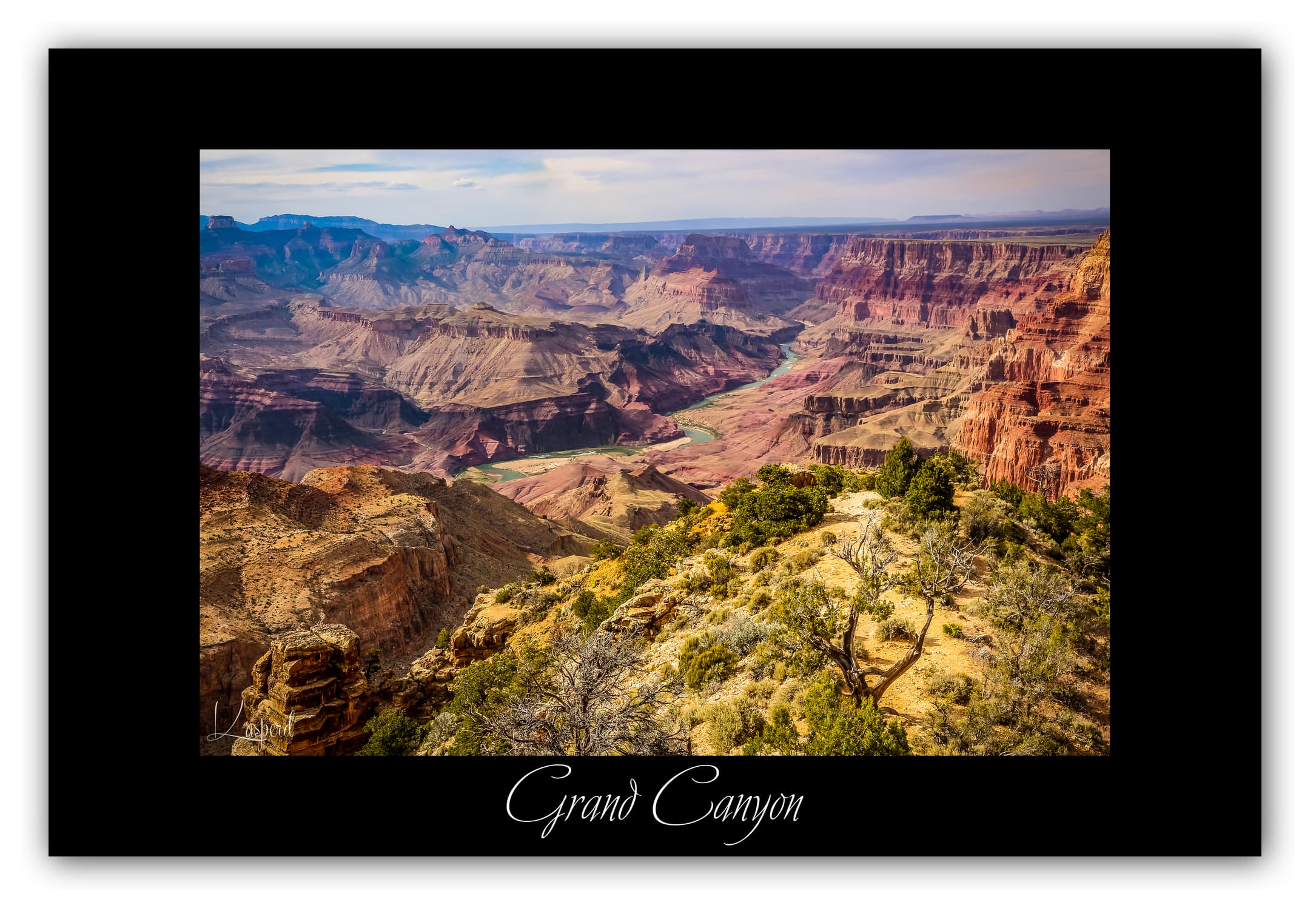 Poster Grand Canyon - Arizona (États-Unis). Affiches Formats 30x40 cm, 40x60 cm ou 50x70 cm. Impression sur Papier Photo. Décoration murale. Paysage. Ouest Américain.