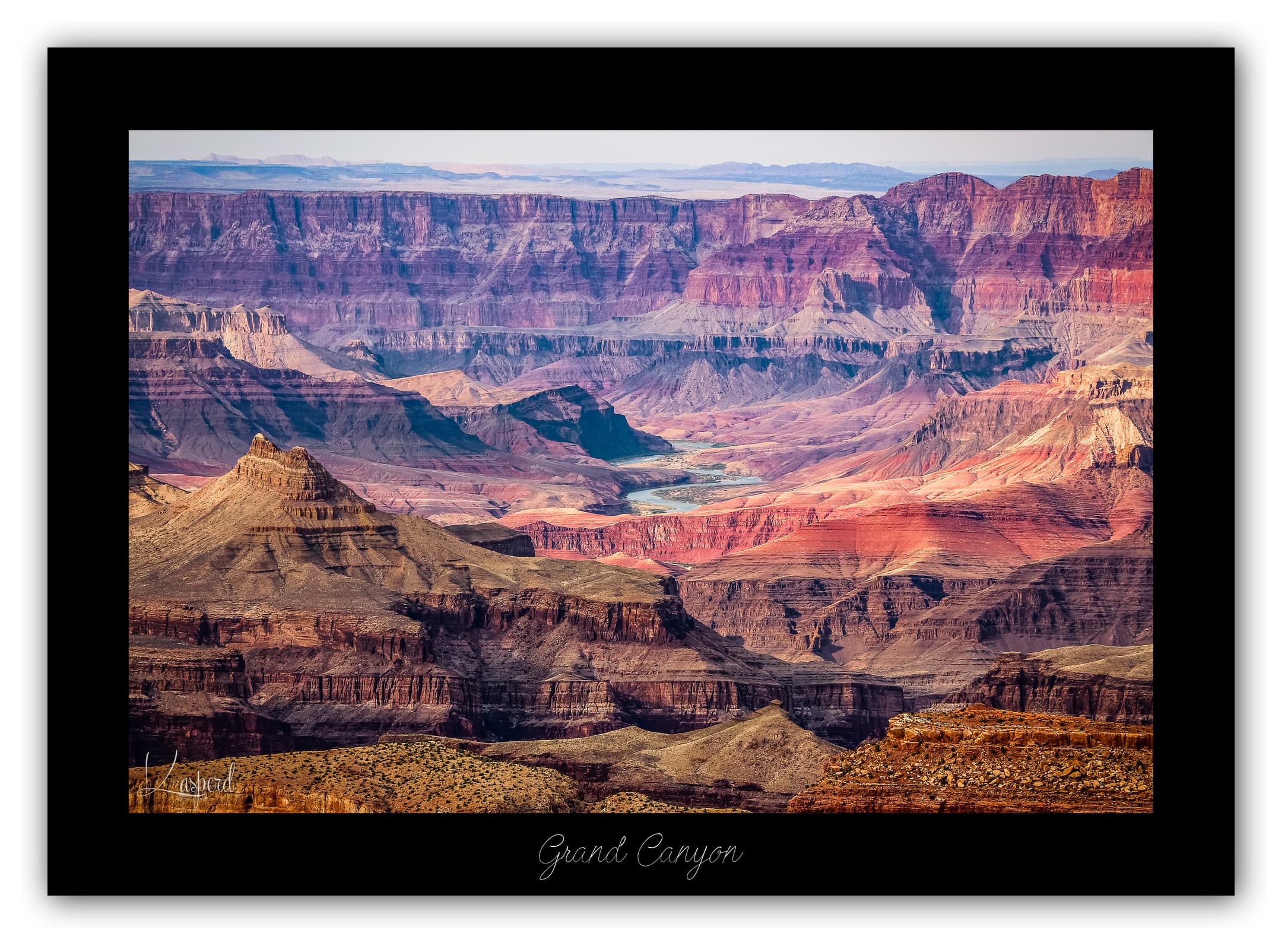 Poster Grand Canyon - Arizona (États-Unis). Affiches Formats 30x40 cm, 40x60 cm ou 50x70 cm. Impression sur Papier Photo. Décoration murale. Paysage. Ouest Américain.