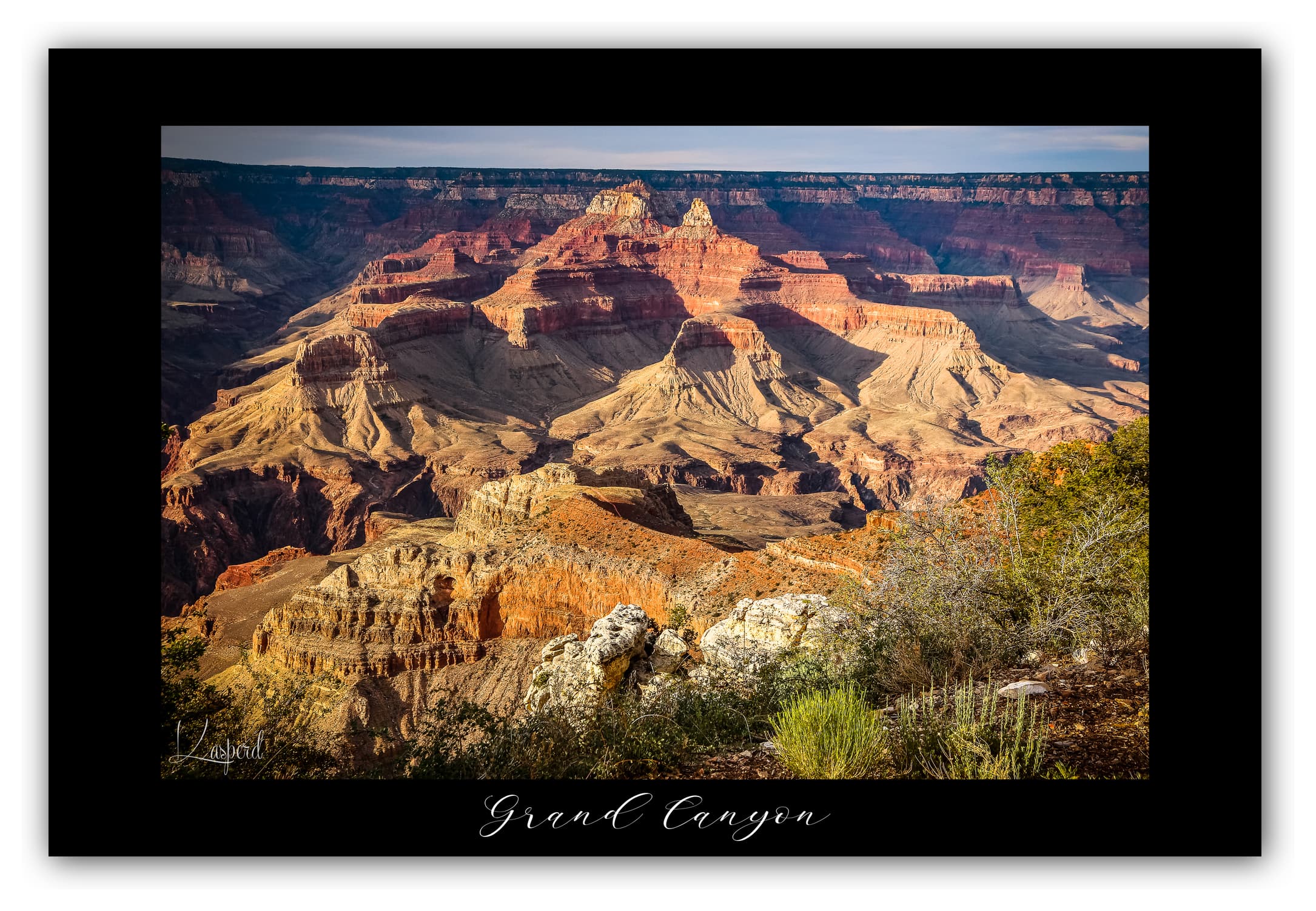 Poster Grand Canyon - Arizona (États-Unis). Affiches Formats 30x40cm, 40x60 cm ou 50x70 cm. Impression sur Papier Photo. Décoration murale. Paysage. Ouest Américain.