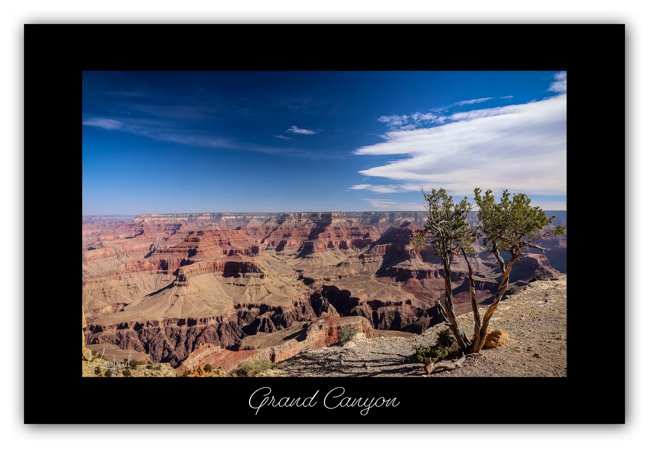 Poster Grand Canyon - Arizona (États-Unis). Affiches Formats 30x40cm, 40x60 cm ou 50x70 cm. Impression sur Papier Photo. Décoration murale. Paysage. Ouest Américain.