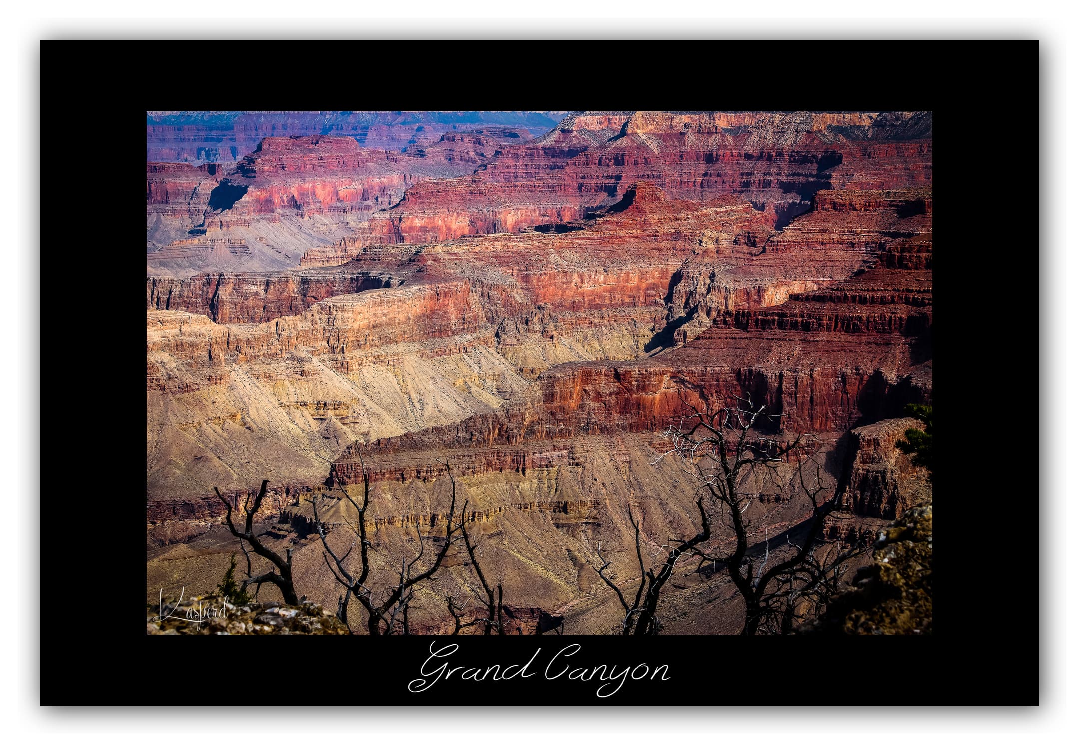Poster Grand Canyon - Arizona (États-Unis). Affiches Formats 30x40cm, 40x60 cm ou 50x70 cm. Impression sur Papier Photo. Décoration murale. Paysage. Ouest Américain.