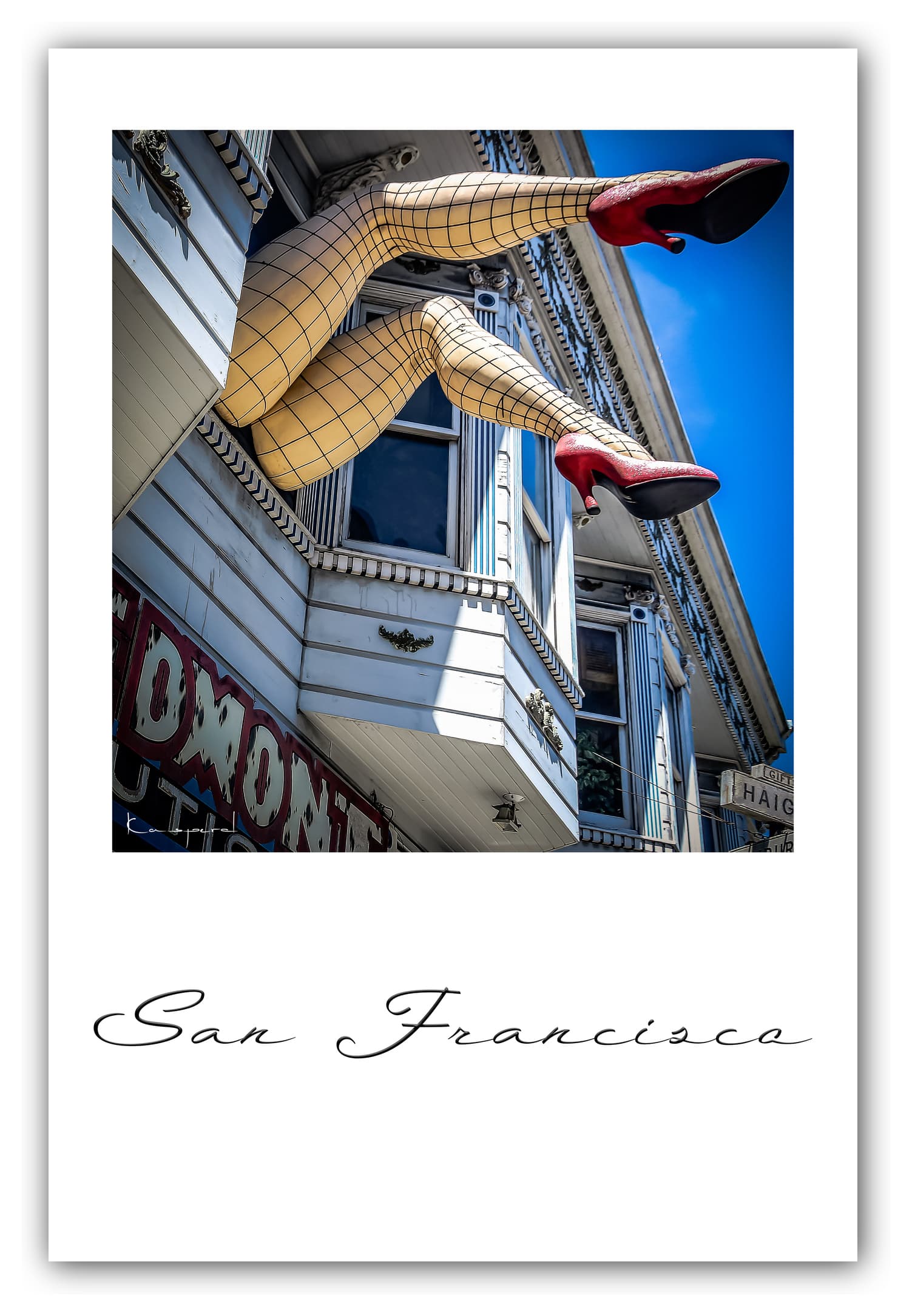 Poster San Francisco - Californie (États-Unis). Affiches Formats 30x40 cm, 40x60 cm ou 50x70 cm. Impression sur Papier Photo. Décoration murale. Architecture. Architecture Victorienne.