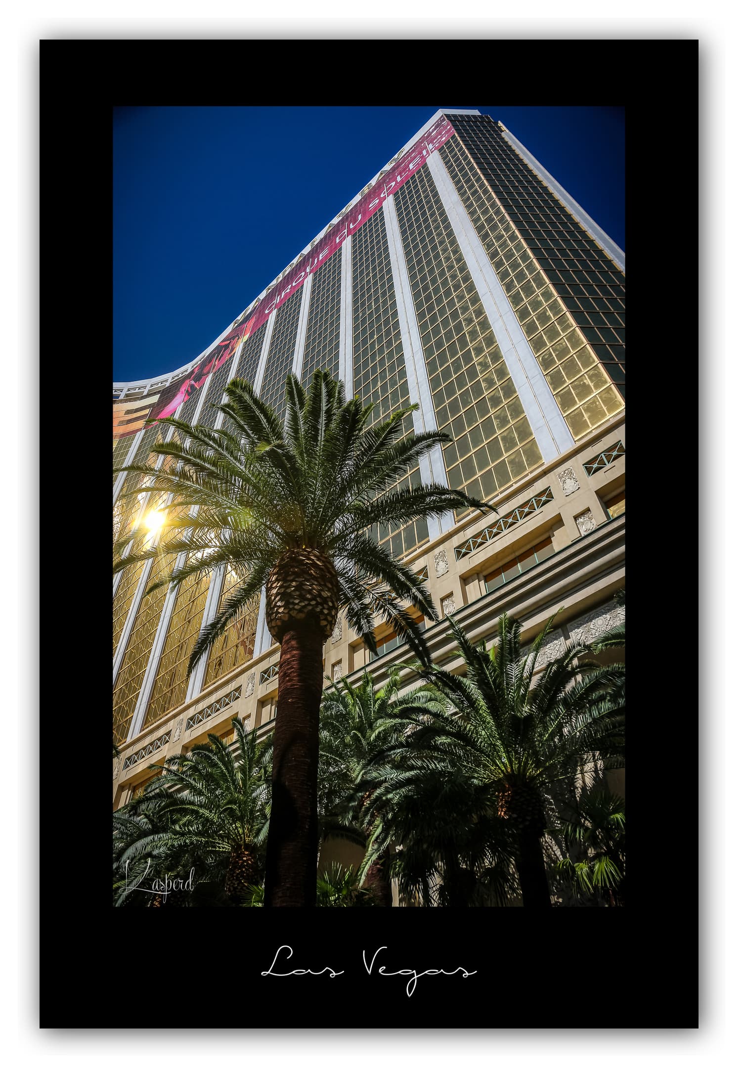 Poster Las Vegas - Nevada (États-Unis). Affiches Formats 30x40 cm, 40x60 cm ou 50x70 cm. Impression sur Papier Photo. Décoration murale. Architecture.