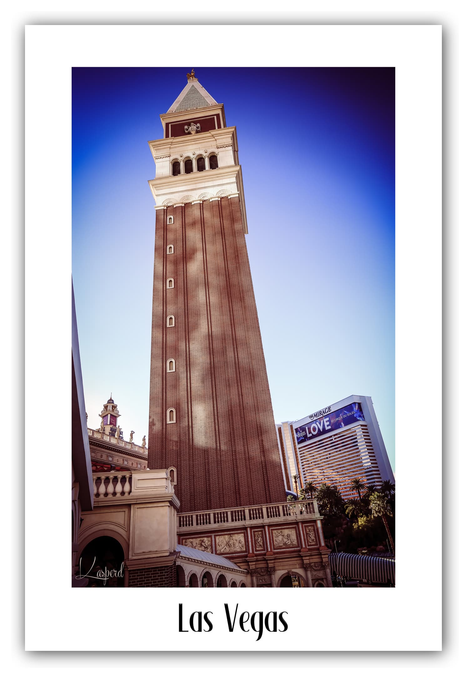 Poster Las Vegas - Nevada (États-Unis). Affiches Formats 30x40 cm, 40x60 cm ou 50x70 cm. Impression sur Papier Photo. Décoration murale. Architecture. Venetian.