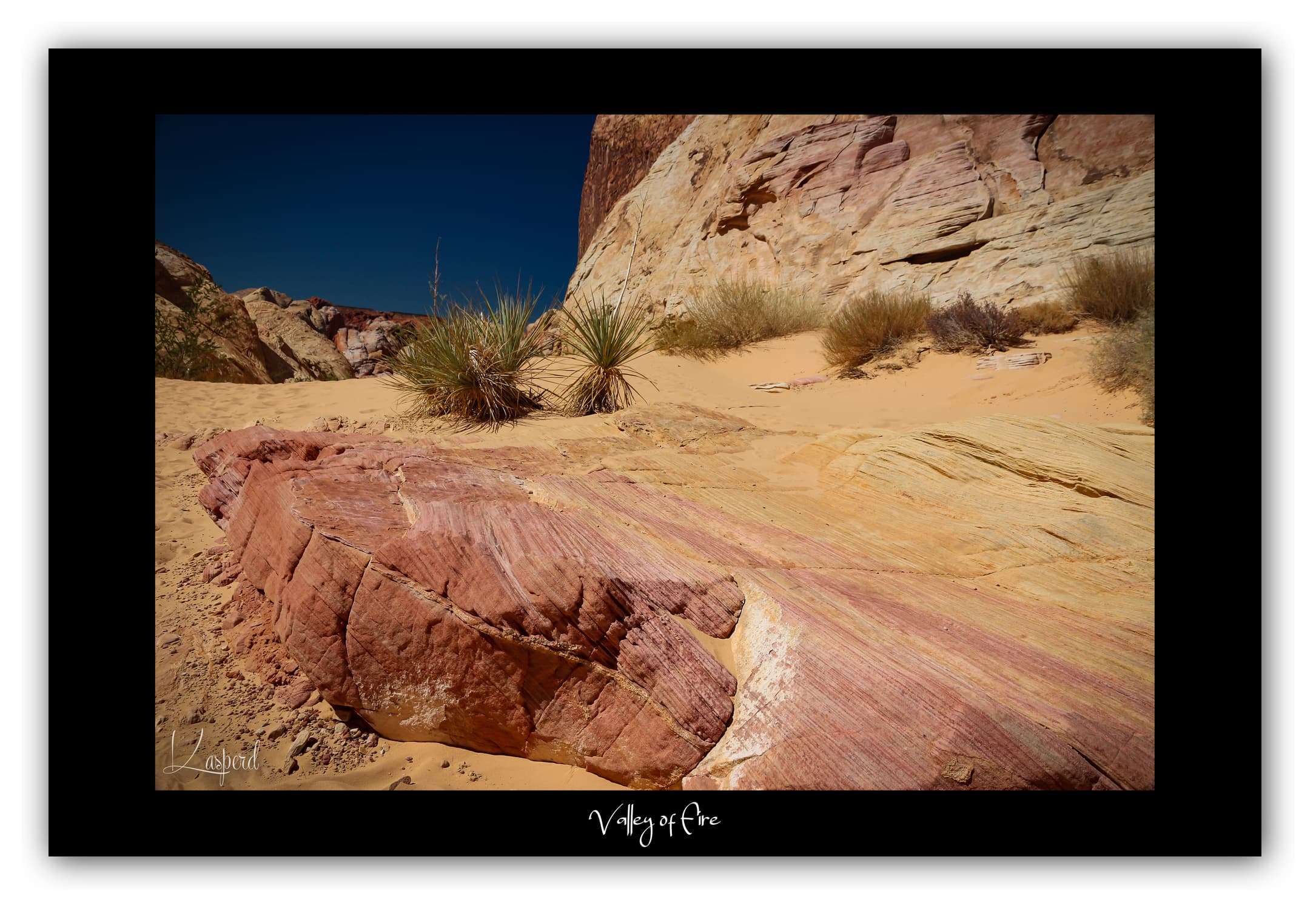 Poster Valley of Fire - Nevada (États-Unis). Affiches Formats 30x40 cm, 40x60 cm ou 50x70 cm. Impression sur Papier Photo. Décoration murale. Paysage. Ouest Américain.