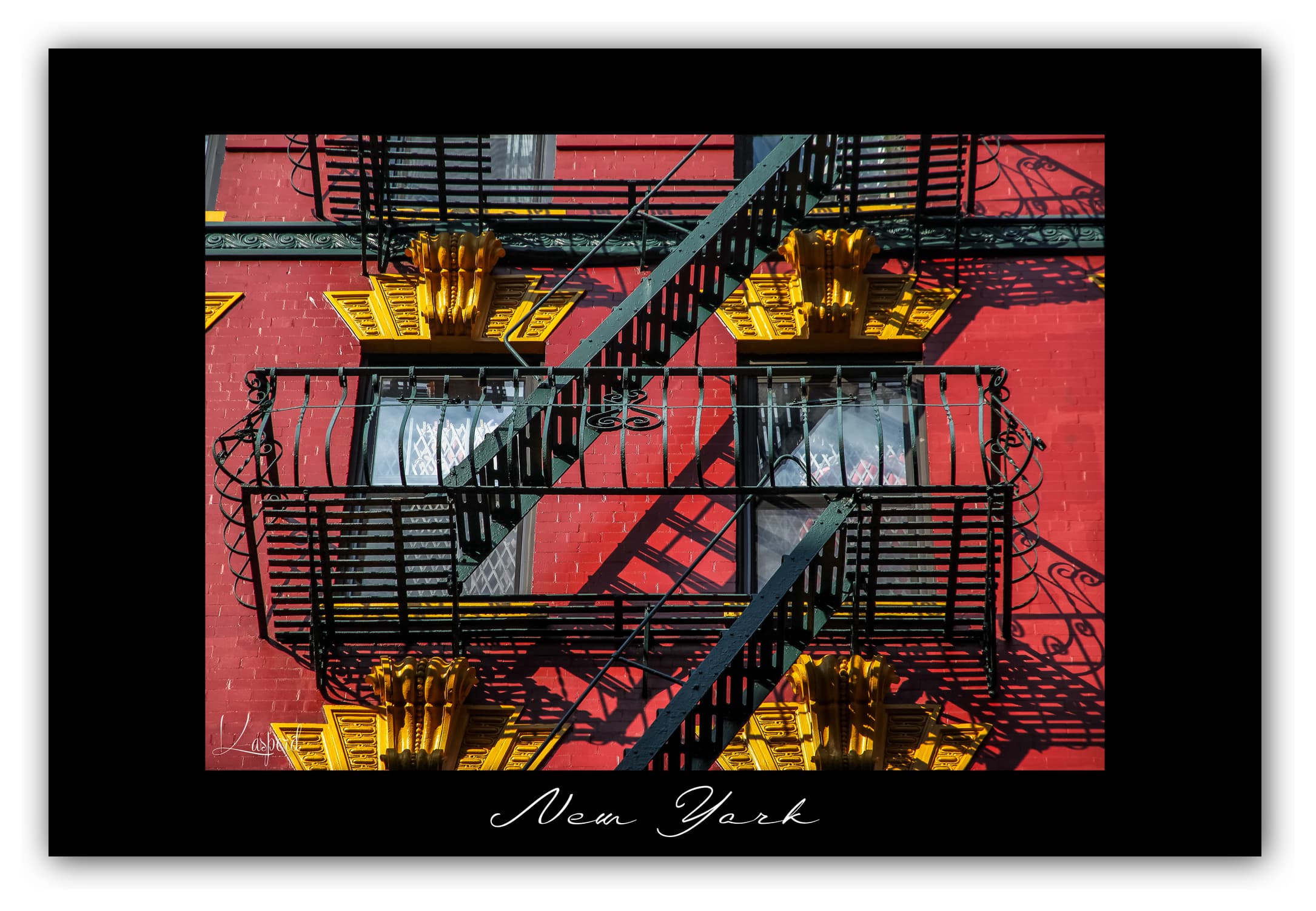 Poster Chinatown - New York (États-Unis). Affiches formats 30x40 cm, 40x60 cm ou 50x70 cm. Impression sur Papier Photo. Décoration murale. Architecture.