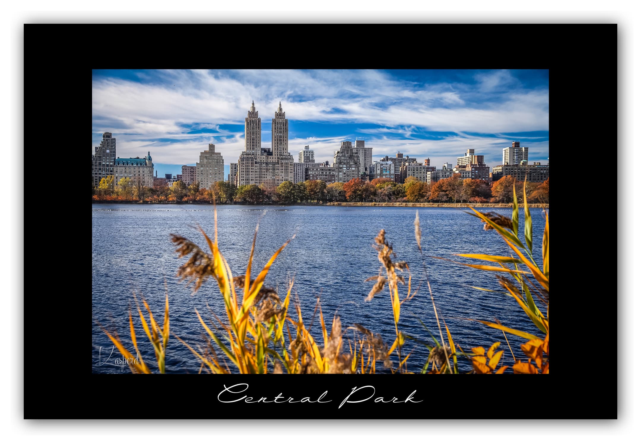 Poster Central Park - New York (États-Unis). Affiches formats 30x40 cm, 40x60 cm ou 50x70 cm. Impression sur Papier Photo. Décoration murale. Architecture.