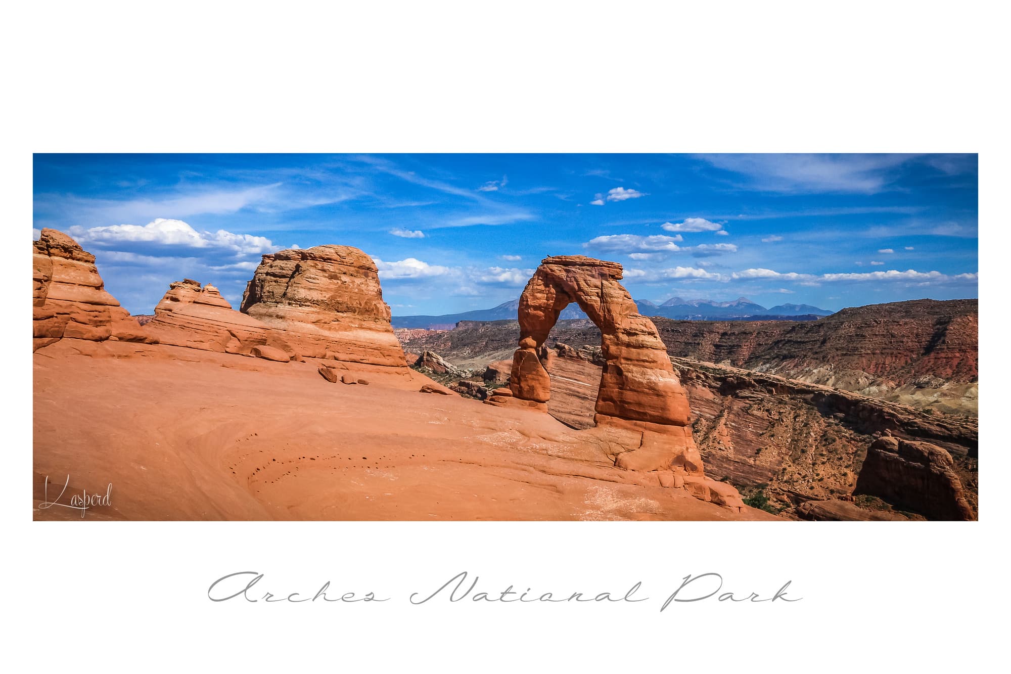 Poster Arches National Park - Utah (États-Unis). Affiches Formats 30x40 cm, 40x60 cm ou 50x70 cm. Impression sur Papier Photo. Décoration murale. Paysage. Ouest Américain.