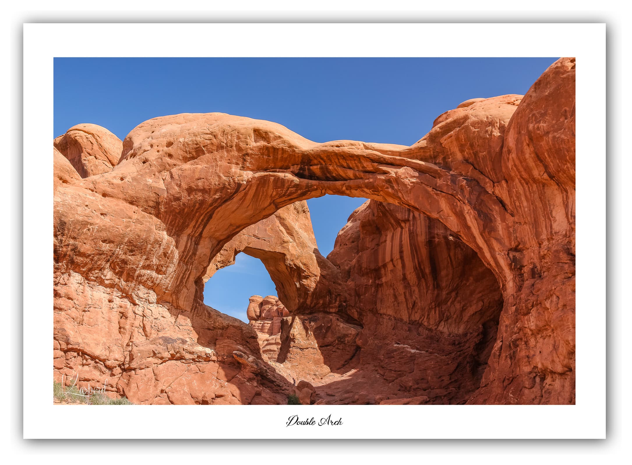 Poster Arches National Park - Utah (États-Unis). Affiches Formats 30x40cm, 40x60 cm ou 50x70 cm. Impression sur Papier Photo. Décoration murale. Paysage. Ouest Américain.
