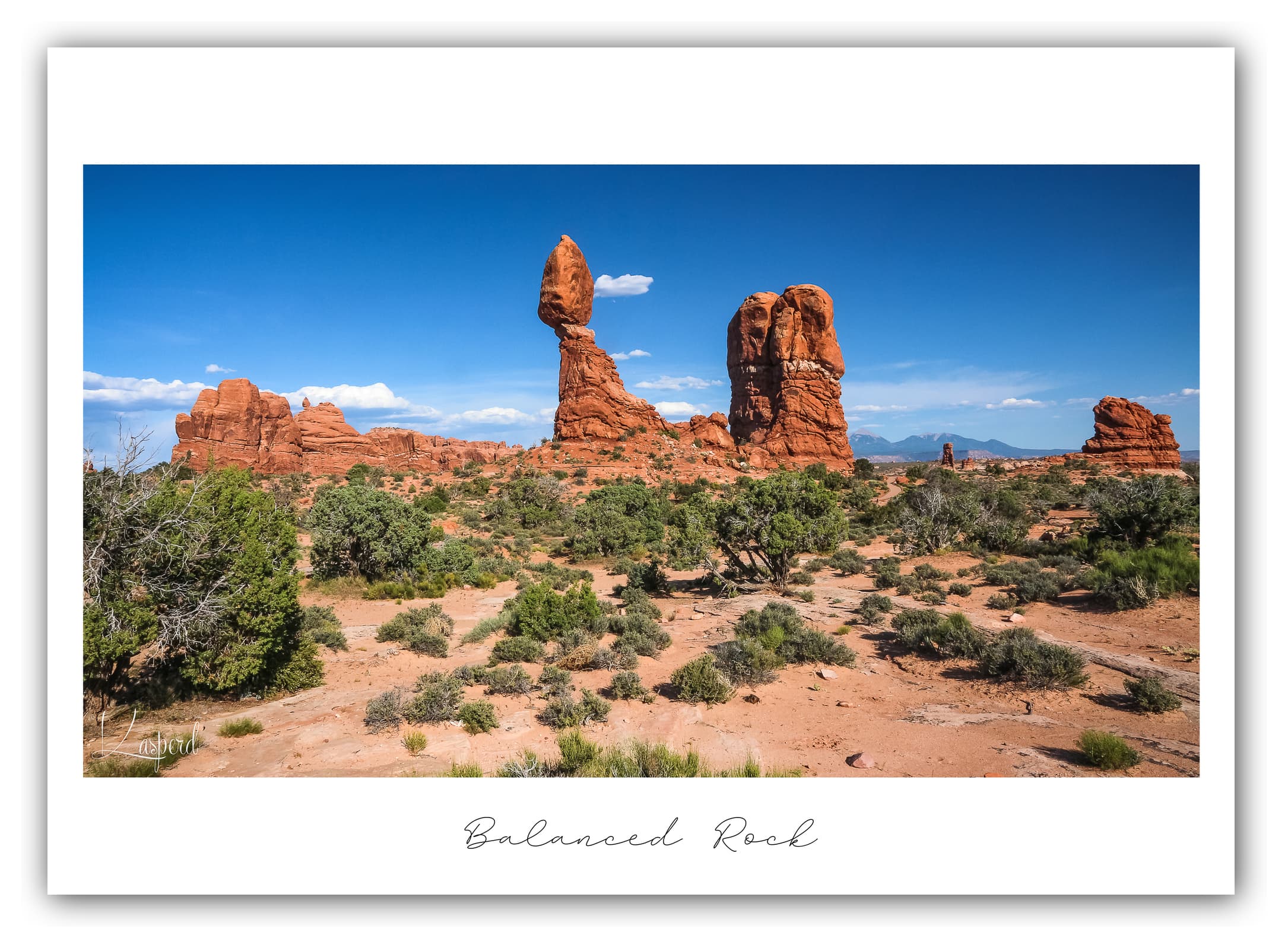 Poster Arches National Park - Utah (États-Unis). Affiches Formats 30x40cm, 40x60 cm ou 50x70 cm. Impression sur Papier Photo. Décoration murale. Paysage. Ouest Américain.