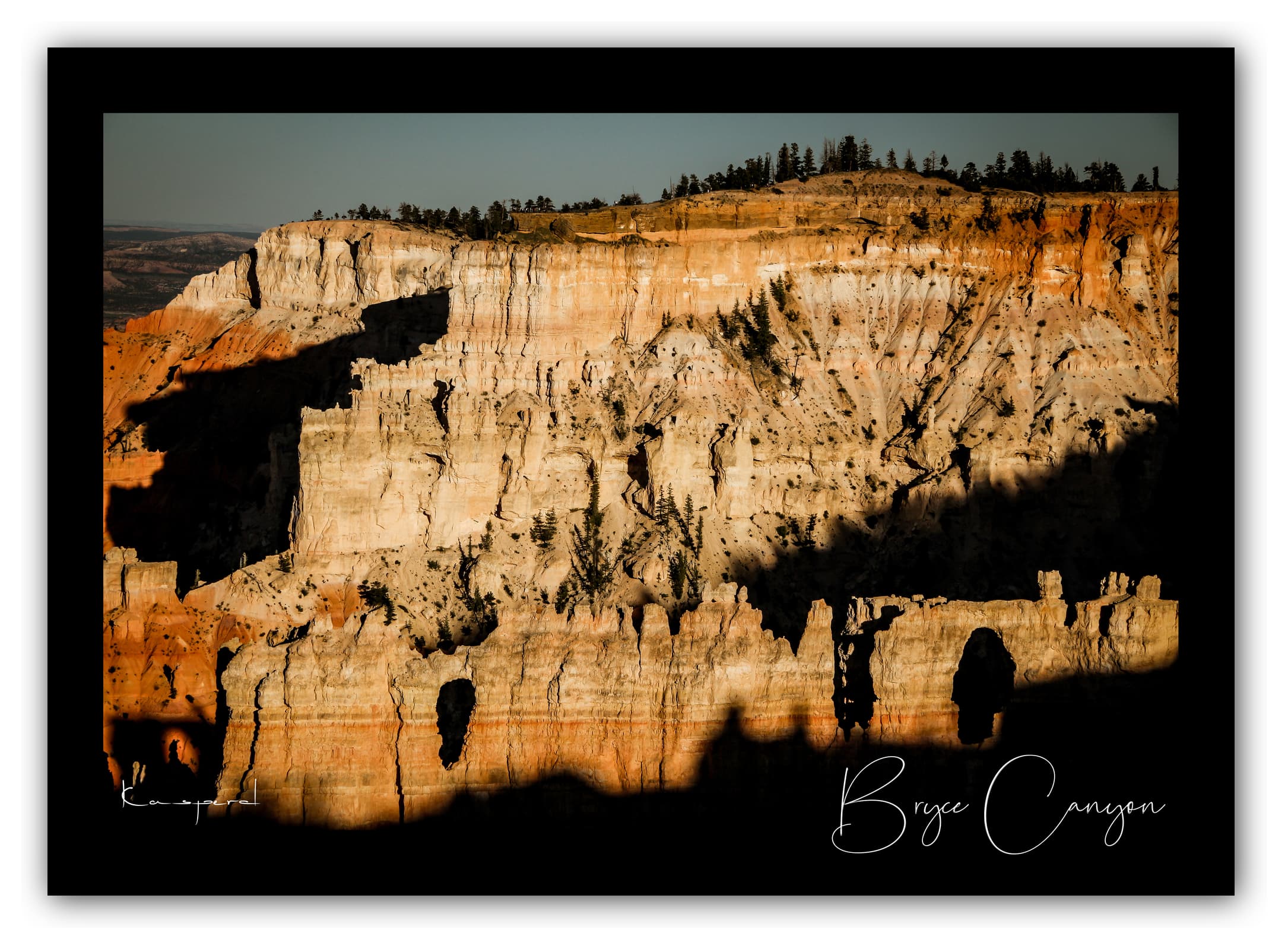 Poster Bryce Canyon - Utah (États-Unis). Affiches Formats 30x40 cm, 40x60 cm ou 50x70 cm. Impression sur Papier Photo. Décoration murale. Paysage. Ouest Américain.