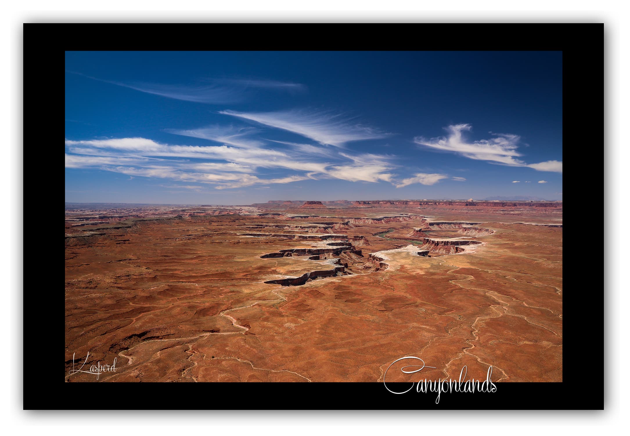 Générique Poster Canyonlands National Park - Utah (Etats-Unis). Affiches Formats 30x40 cm, 40x60 cm ou 50x70 cm. Impression sur Papier Photo. Décoration murale. Paysage. Ouest Américain.