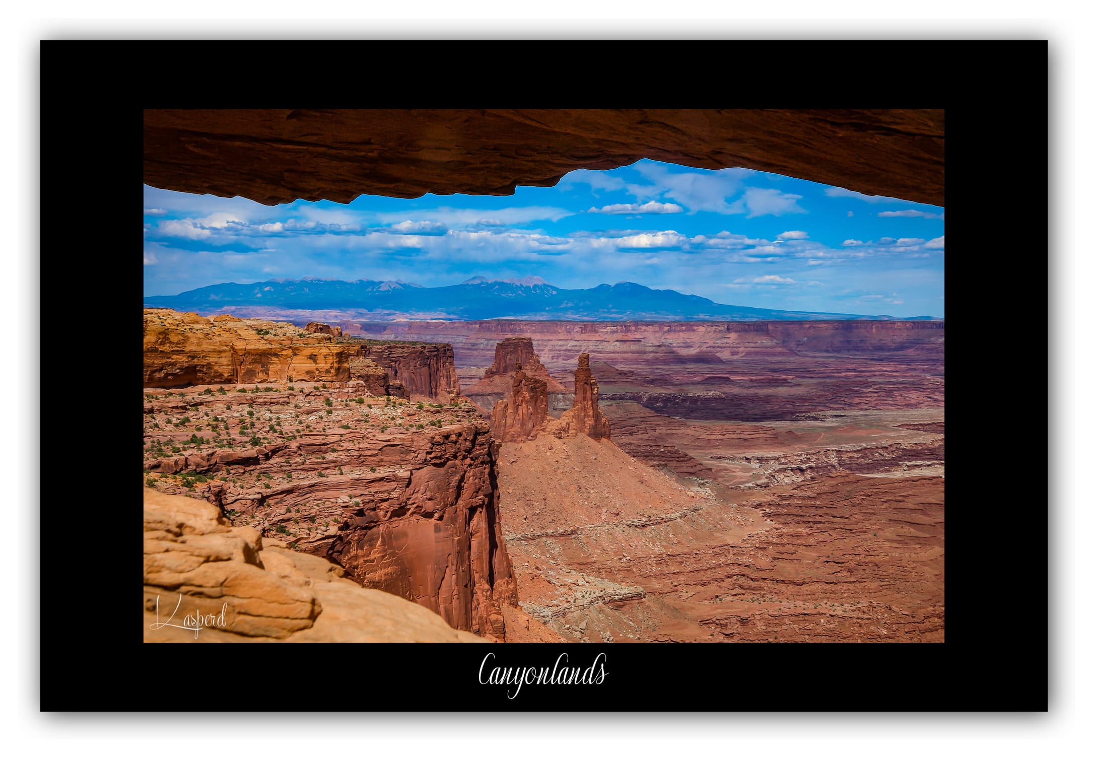 Poster Canyonlands National Park - Utah (États-Unis). Affiches Formats 30x40 cm, 40x60 cm ou 50x70 cm. Impression sur Papier Photo. Décoration murale. Paysage. Ouest Américain.