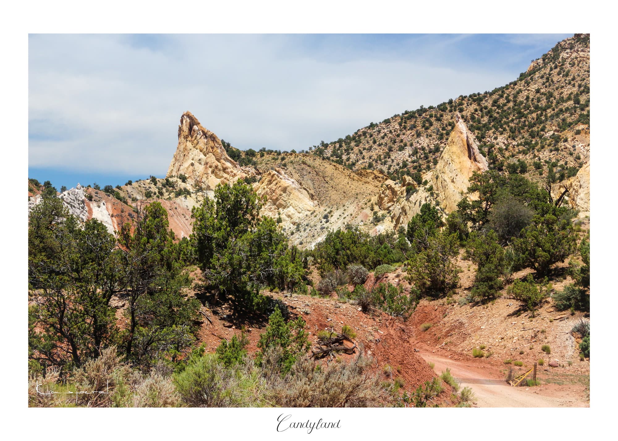Poster Candyland - Utah (États-Unis). Affiches Formats 30x40 cm, 40x60 cm ou 50x70 cm. Impression sur Papier Photo. Décoration murale. Paysage. Ouest Américain.
