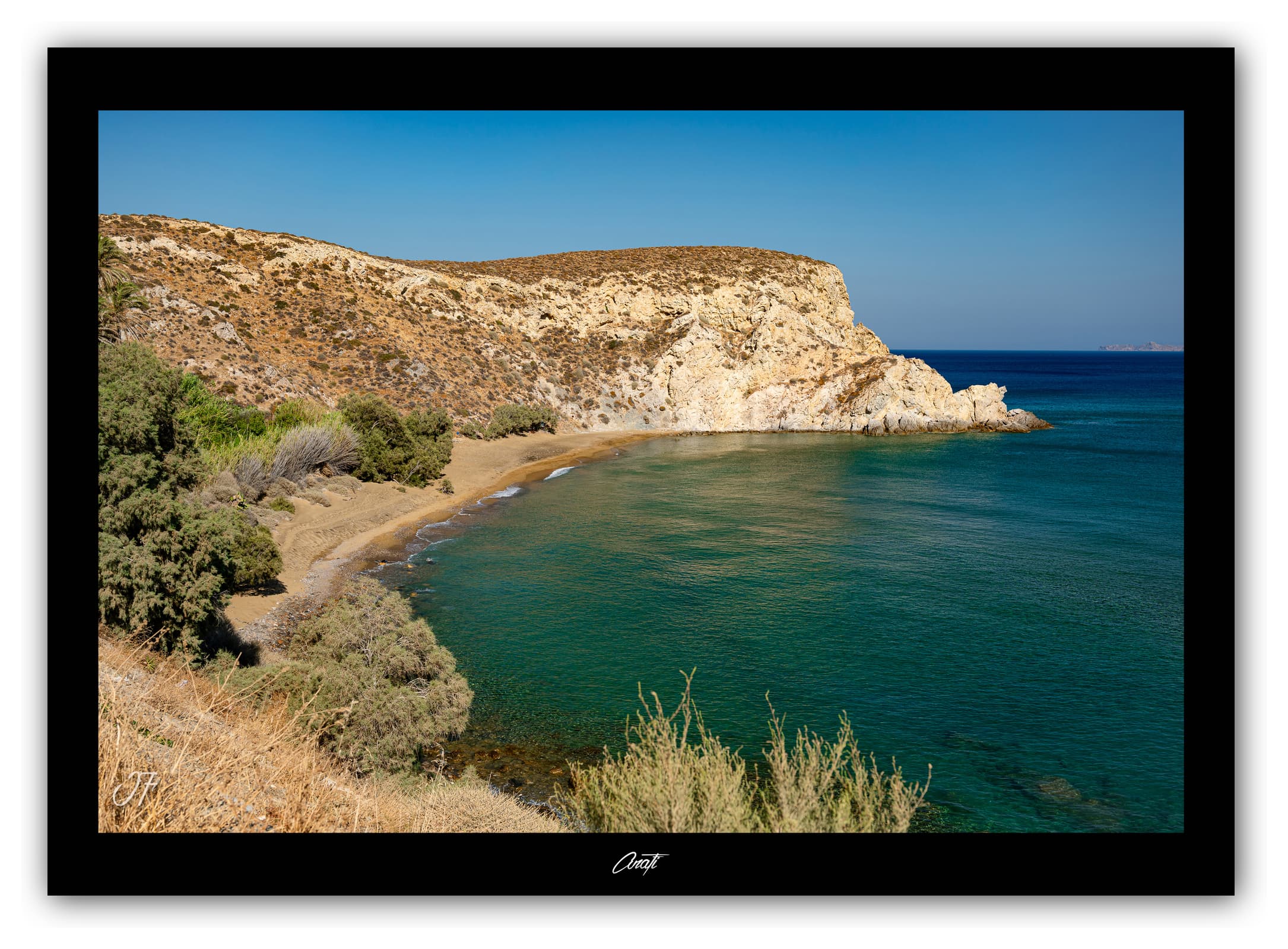 Générique Poster Plage de Klisidi (Grèce). Affiches Formats 30x40cm, 40x60 cm ou 50x70 cm. Impression sur Papier Photo. Décoration murale. Plage. Mer.
