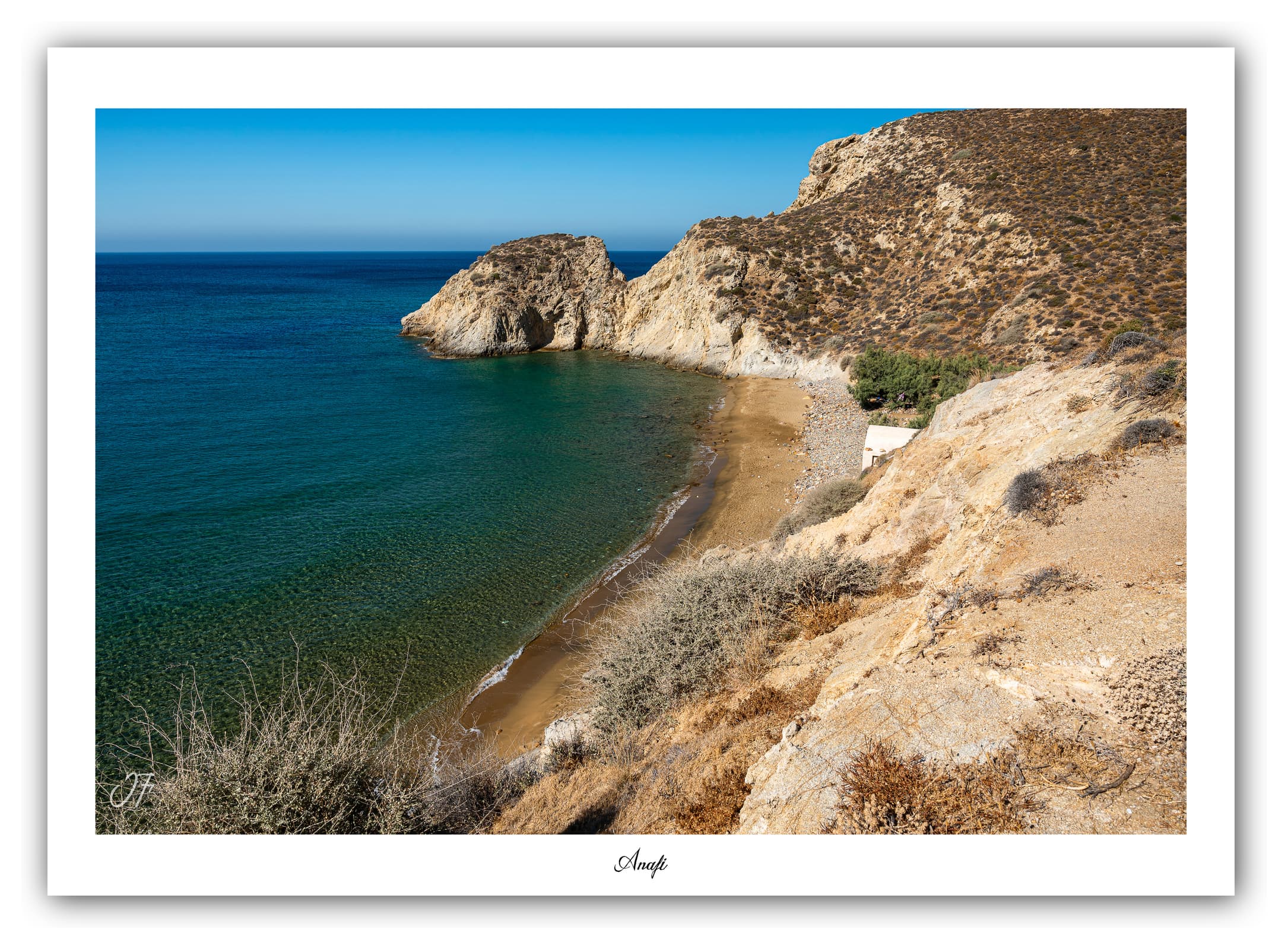 Générique Poster Plage de Katsouni (Grèce). Affiches Formats 30x40cm, 40x60 cm ou 50x70 cm. Impression sur Papier Photo. Décoration murale. Plage. Mer.