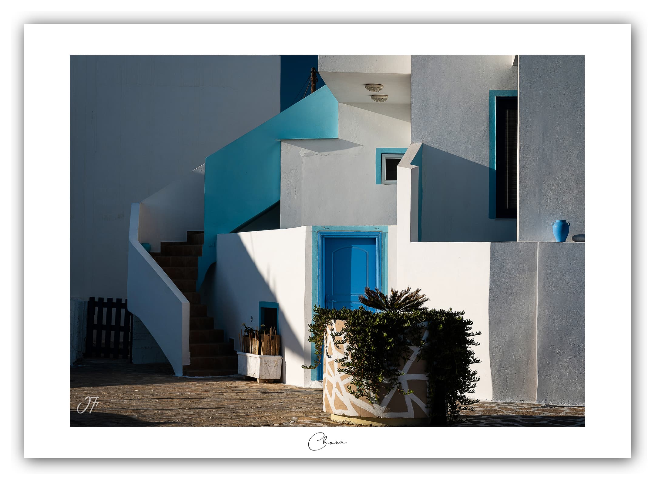 Générique Poster Les Cyclades (Grèce). Affiches Formats 30x40cm, 40x60 cm ou 50x70 cm. Impression sur Papier Photo. Décoration murale. Architecture. Mer.