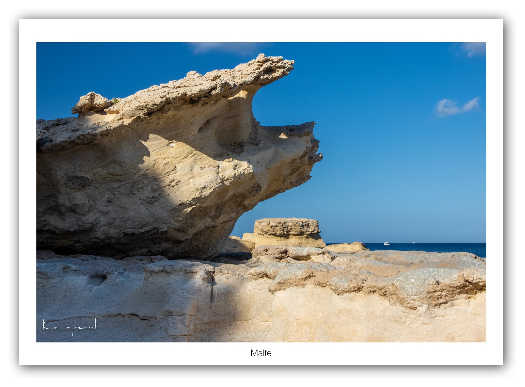 Générique Poster Malte. Affiches Formats 30x40cm, 40x60 cm ou 50x70 cm. Impression sur Papier Photo. Décoration murale. Paysage. Mer. Îles.