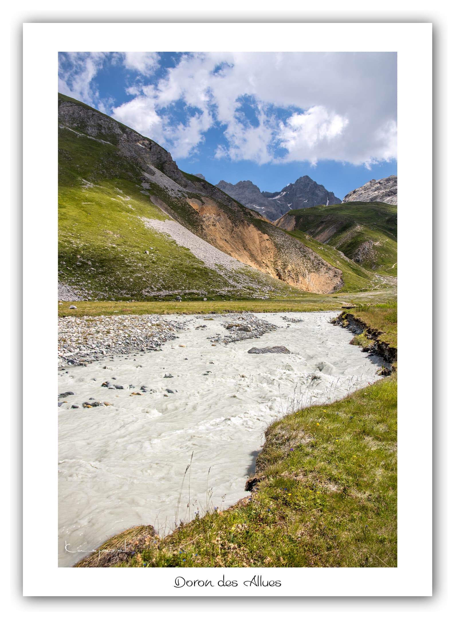 Générique Poster Vallon du Fruit (Savoie). Affiches Formats 30x40cm, 40x60 cm ou 50x70 cm. Impression sur Papier Photo. Décoration murale. Paysage. Montagne.