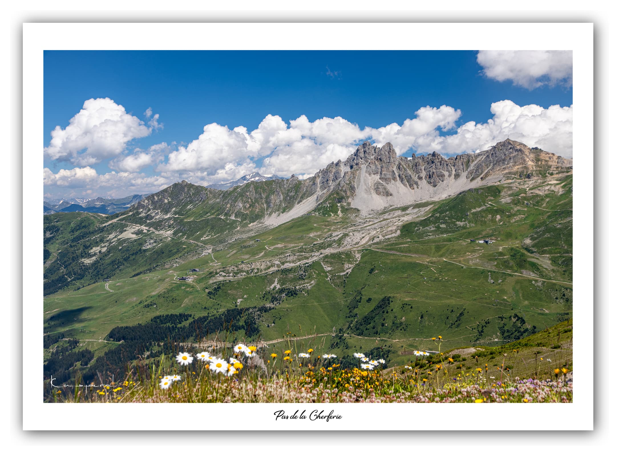 Générique Poster Pas de la Cherferie (Savoie). Affiches Formats 30x40cm, 40x60 cm ou 50x70 cm. Impression sur Papier Photo. Décoration murale. Paysage. Montagne.