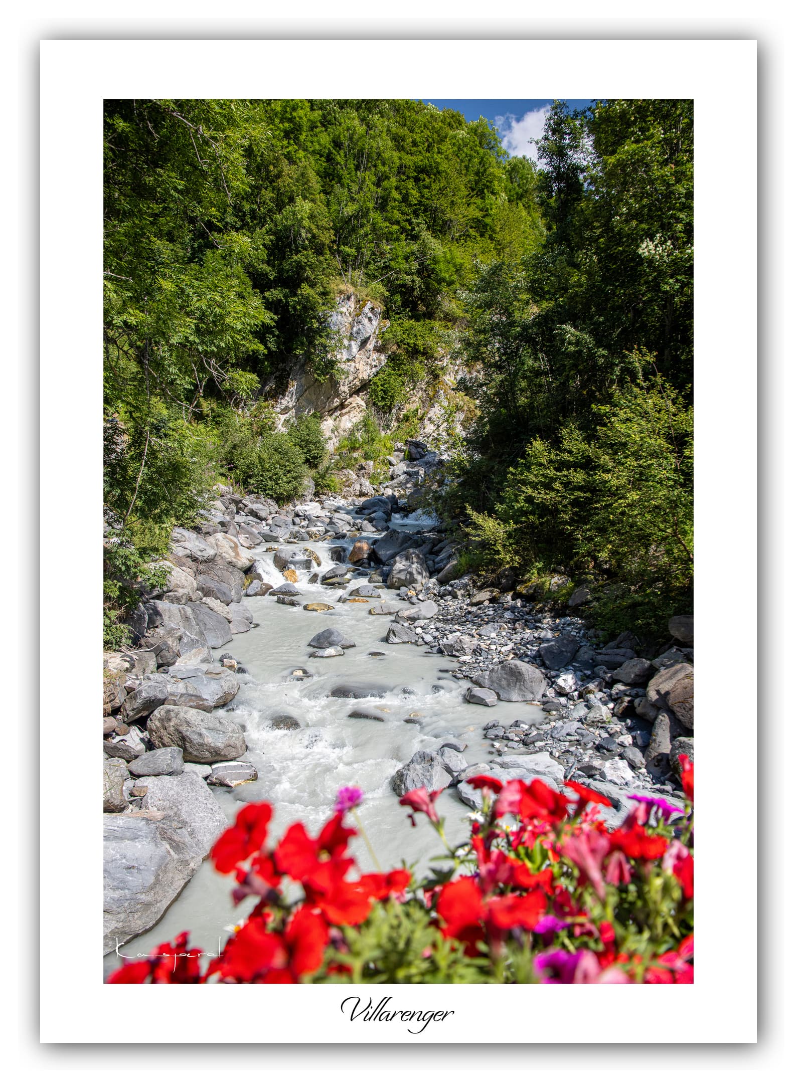 Générique Poster Villarenger (Savoie). Affiches Formats 30x40cm, 40x60 cm ou 50x70 cm. Impression sur Papier Photo. Décoration murale. Paysage. Montagne.