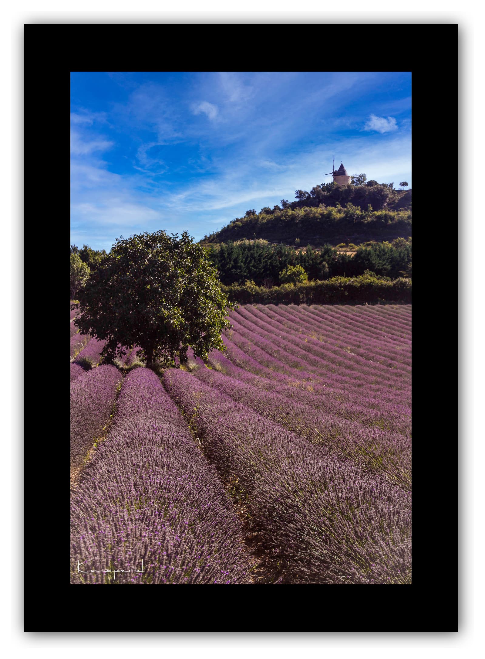 Poster Lavande (Alpes de Haute Provence - France). Affiches Formats 30x40 cm, 40x60 cm ou 50x70 cm. Impression sur Papier Photo. Décoration murale. Paysage. Pop Color.