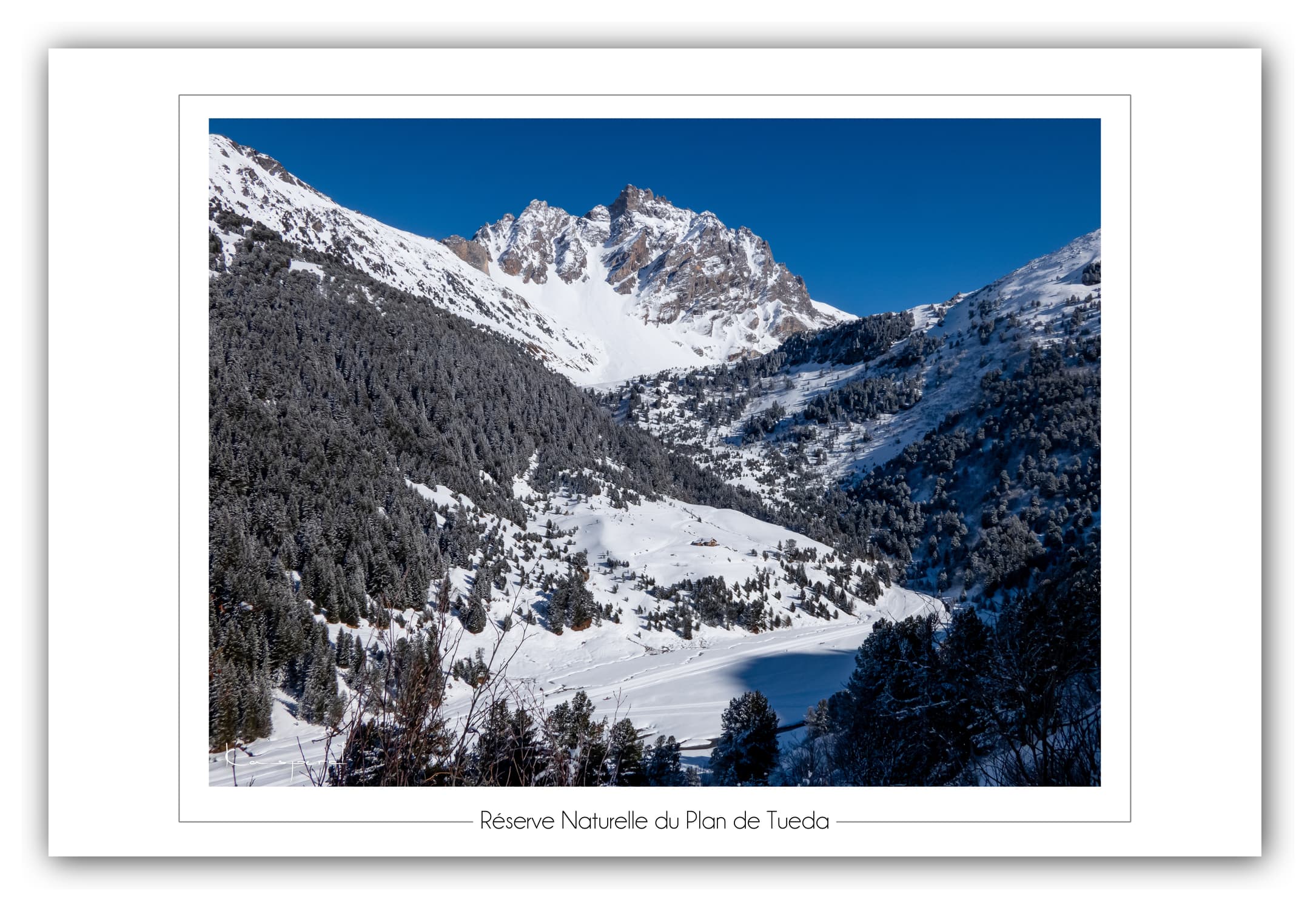 Poster Méribel - Les Alpes (France). Affiches Formats 30x40 cm, 40x60 cm ou 50x70 cm. Impression sur Papier Photo. Décoration murale. Paysage Montagne.
