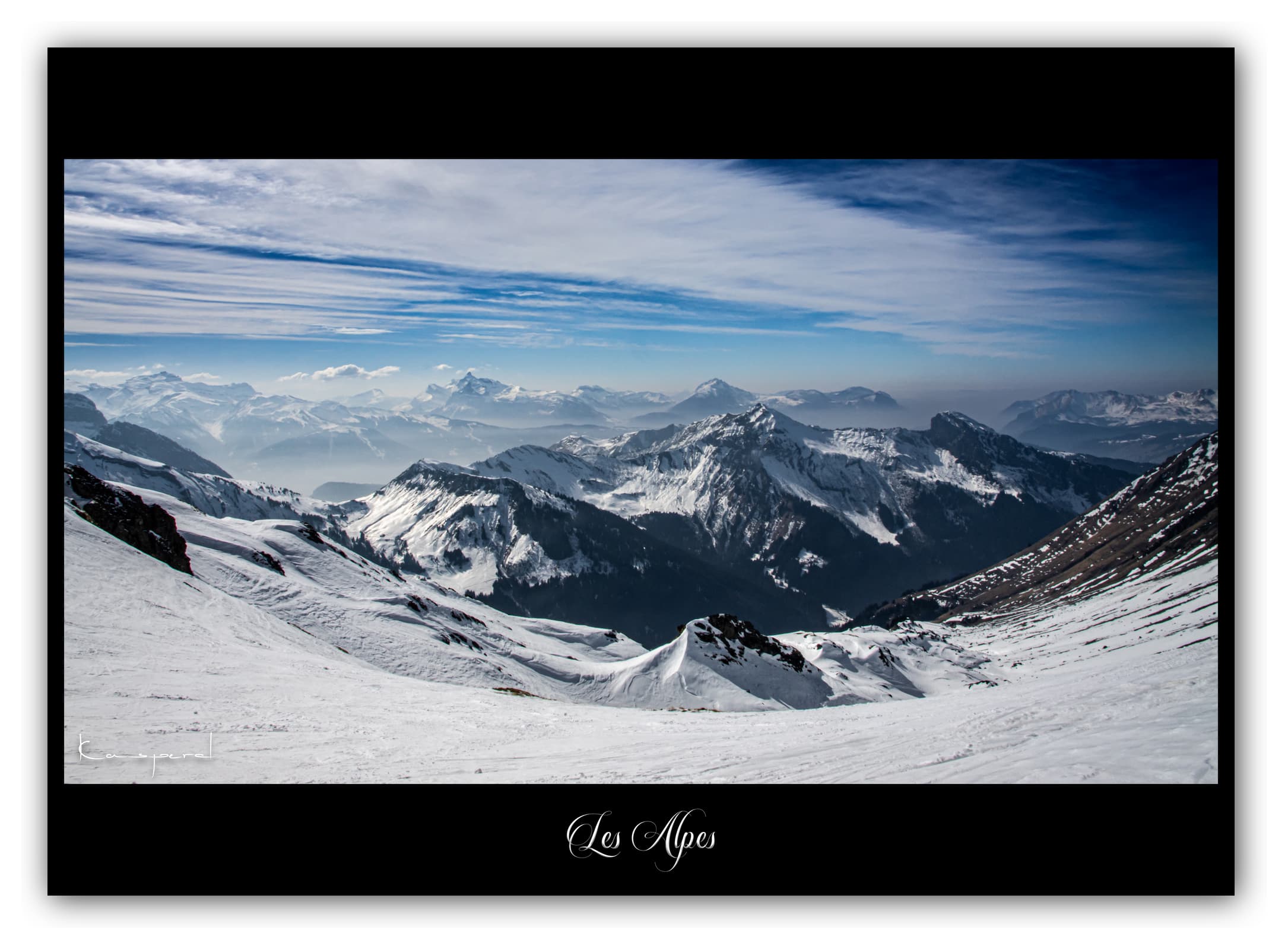 Poster Avoriaz (France). Affiches Formats 30x40 cm, 40x60 cm ou 50x70 cm. Impression sur Papier Photo. Décoration murale. Nature. Paysage. Panorama. Montagne.