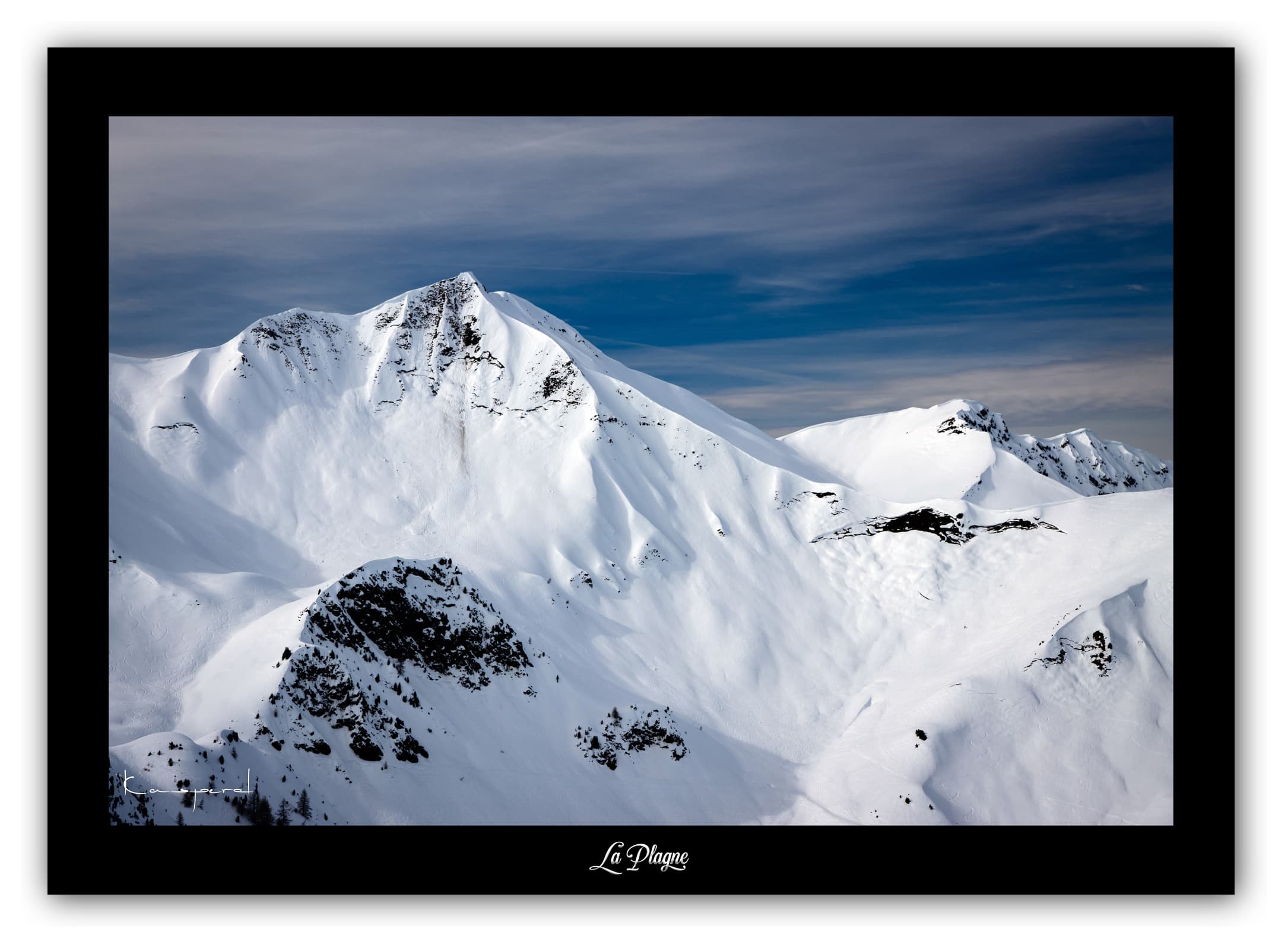 Poster Mont Jovet - Les Alpes (France). Affiches Formats 30x40 cm, 40x60 cm ou 50x70 cm. Impression sur Papier Photo. Décoration murale. Paysage Montagne.