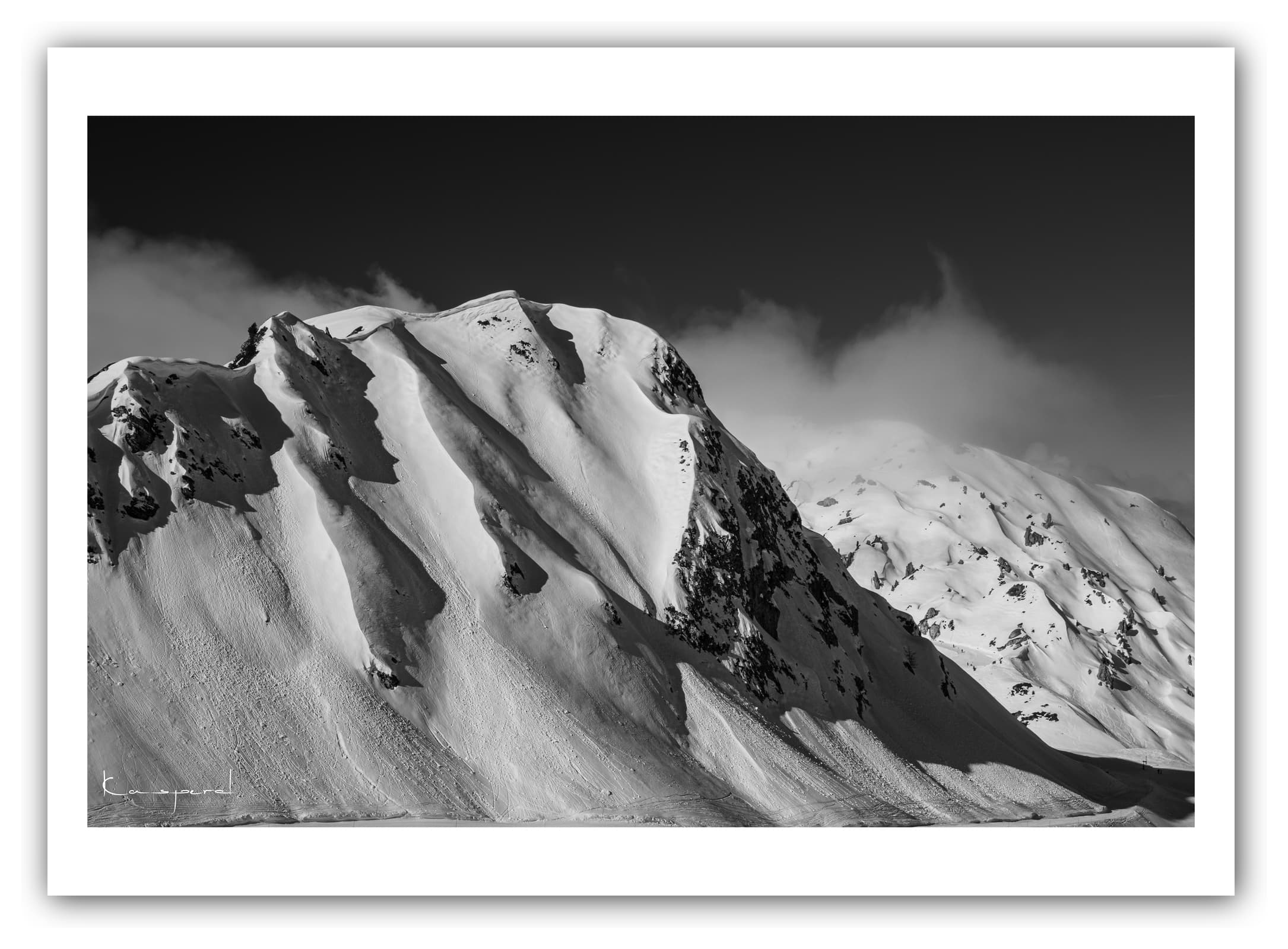 Poster Les Blanchets - Les Alpes (France). Affiches Formats 30x40 cm, 40x60 cm ou 50x70 cm. Impression sur Papier Photo. Décoration murale. Paysage. Montagne.