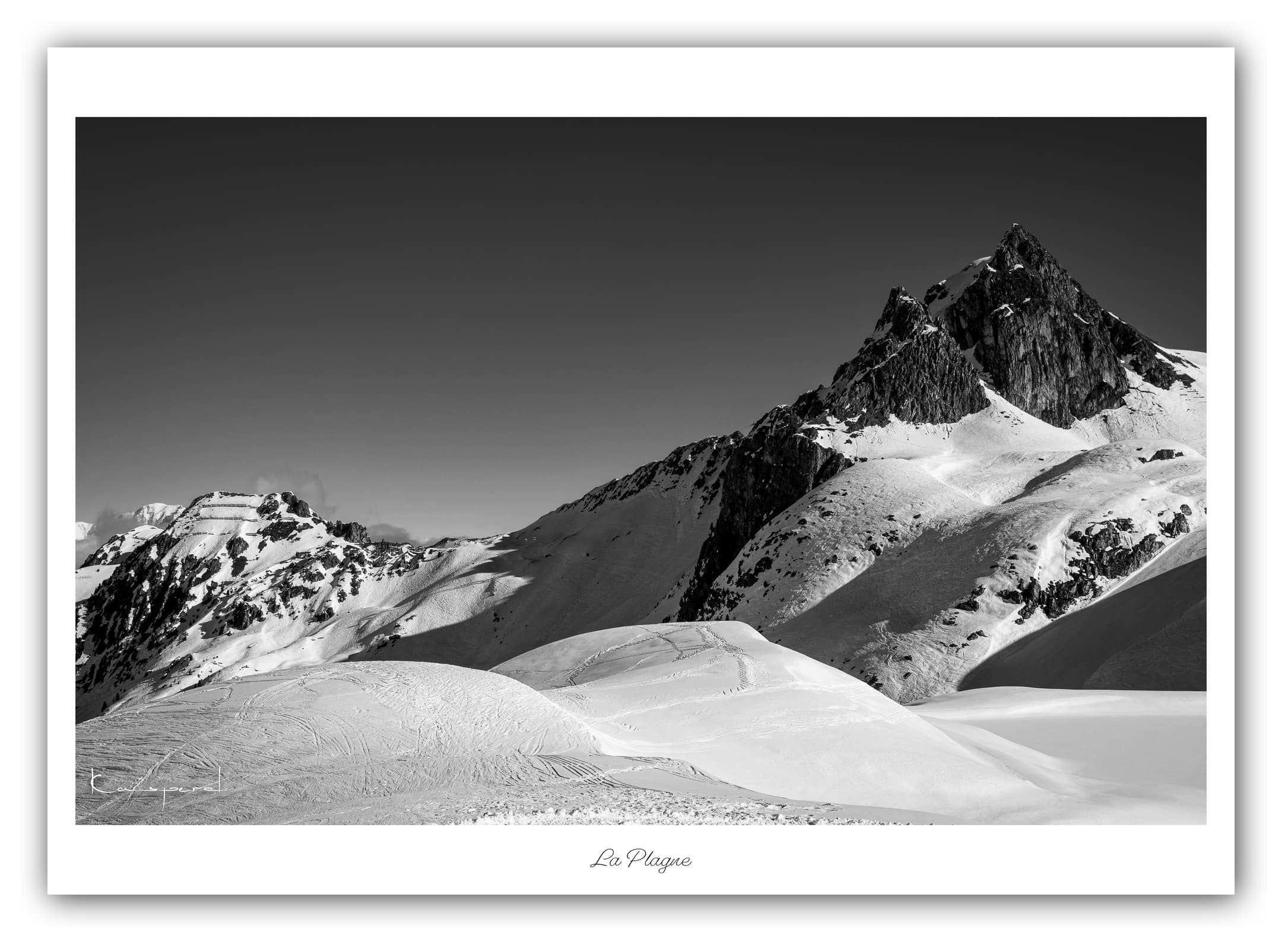 Poster Combe de Carellaz - Les Alpes (France). Affiches Formats 30x40 cm, 40x60 cm ou 50x70 cm. Impression sur Papier Photo. Décoration murale. Paysage. Montagne.