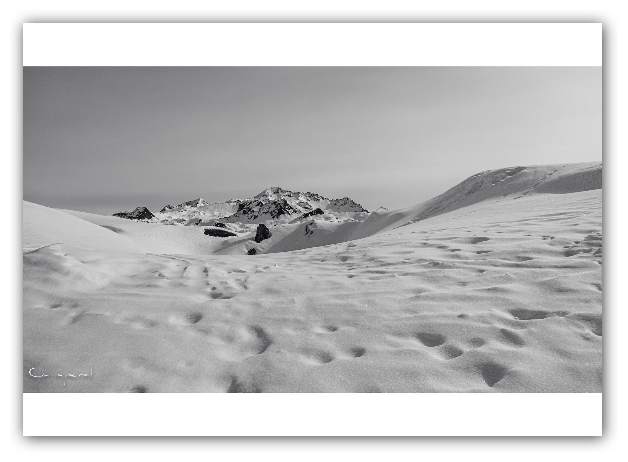 Poster Panorama Alpin - Les Alpes (France). Affiches Formats 30x40 cm, 40x60 cm ou 50x70 cm. Impression sur Papier Photo. Décoration murale. Paysage. Montagne.