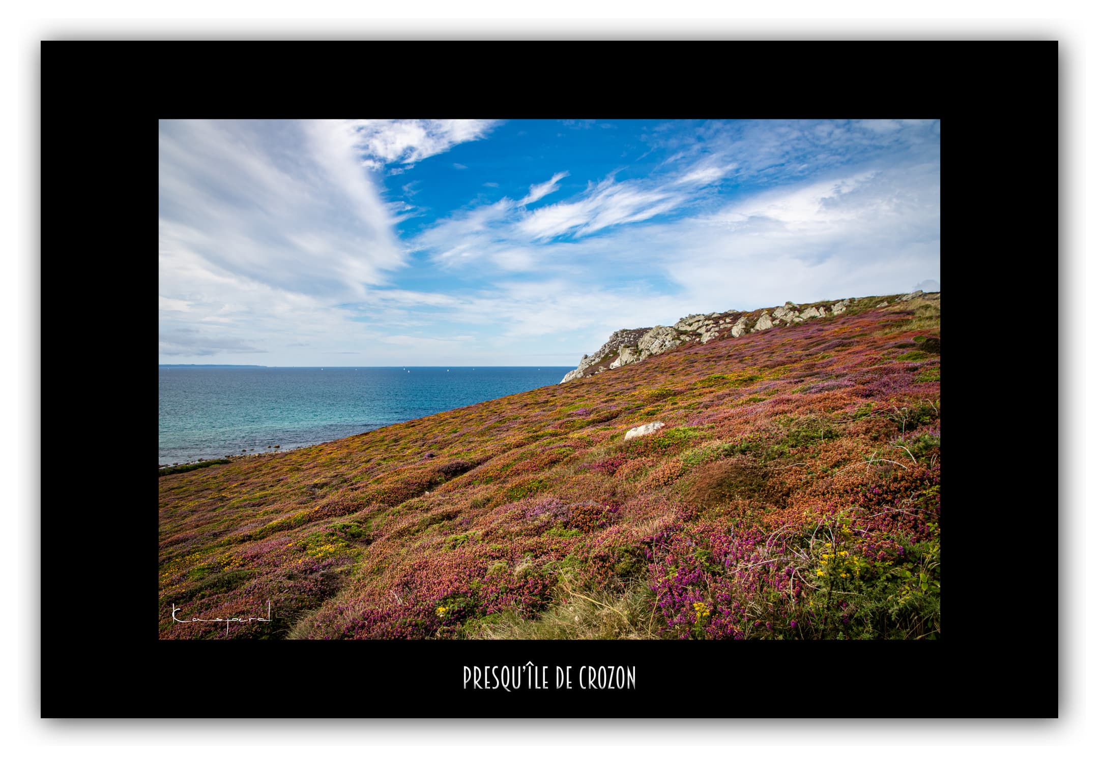 Poster Pointe de Dinan - Bretagne (France). Affiches Formats 30x40 cm, 40x60 cm ou 50x70 cm. Impression sur Papier Photo. Décoration murale. Paysage. Mer. Phare.