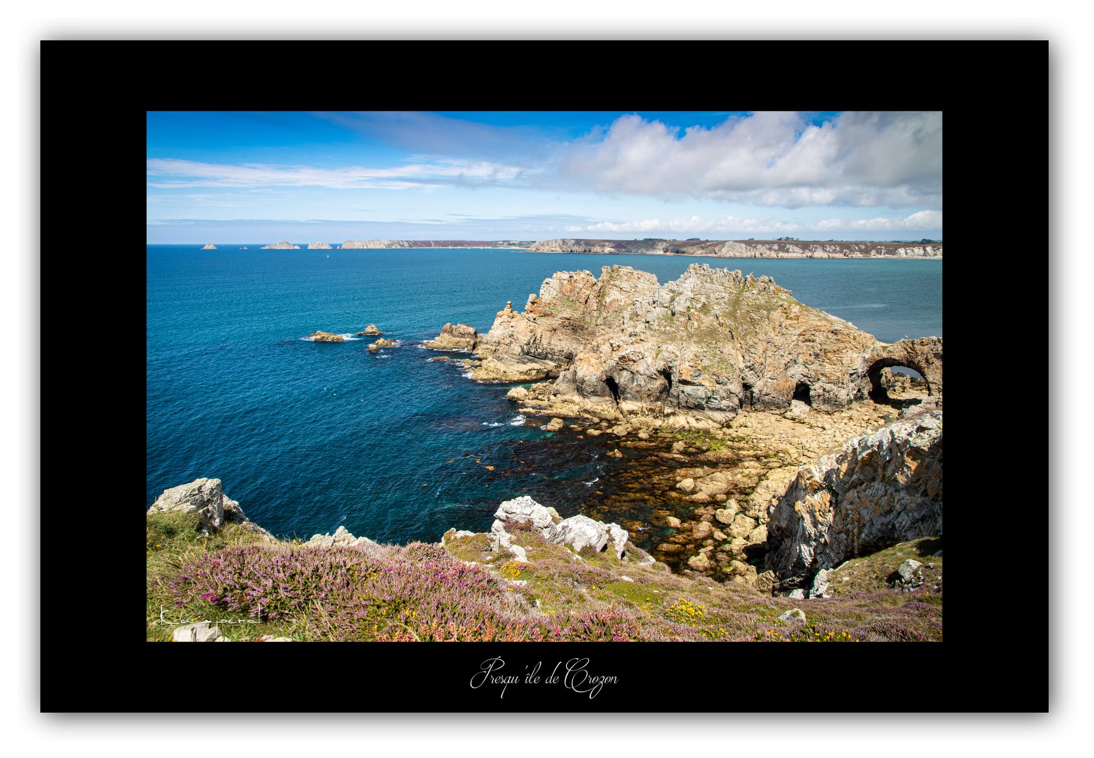 Poster Pointe de Dinan - Bretagne (France). Affiches Formats 30x40 cm, 40x60 cm ou 50x70 cm. Impression sur Papier Photo. Décoration murale. Paysage. Mer. Phare.