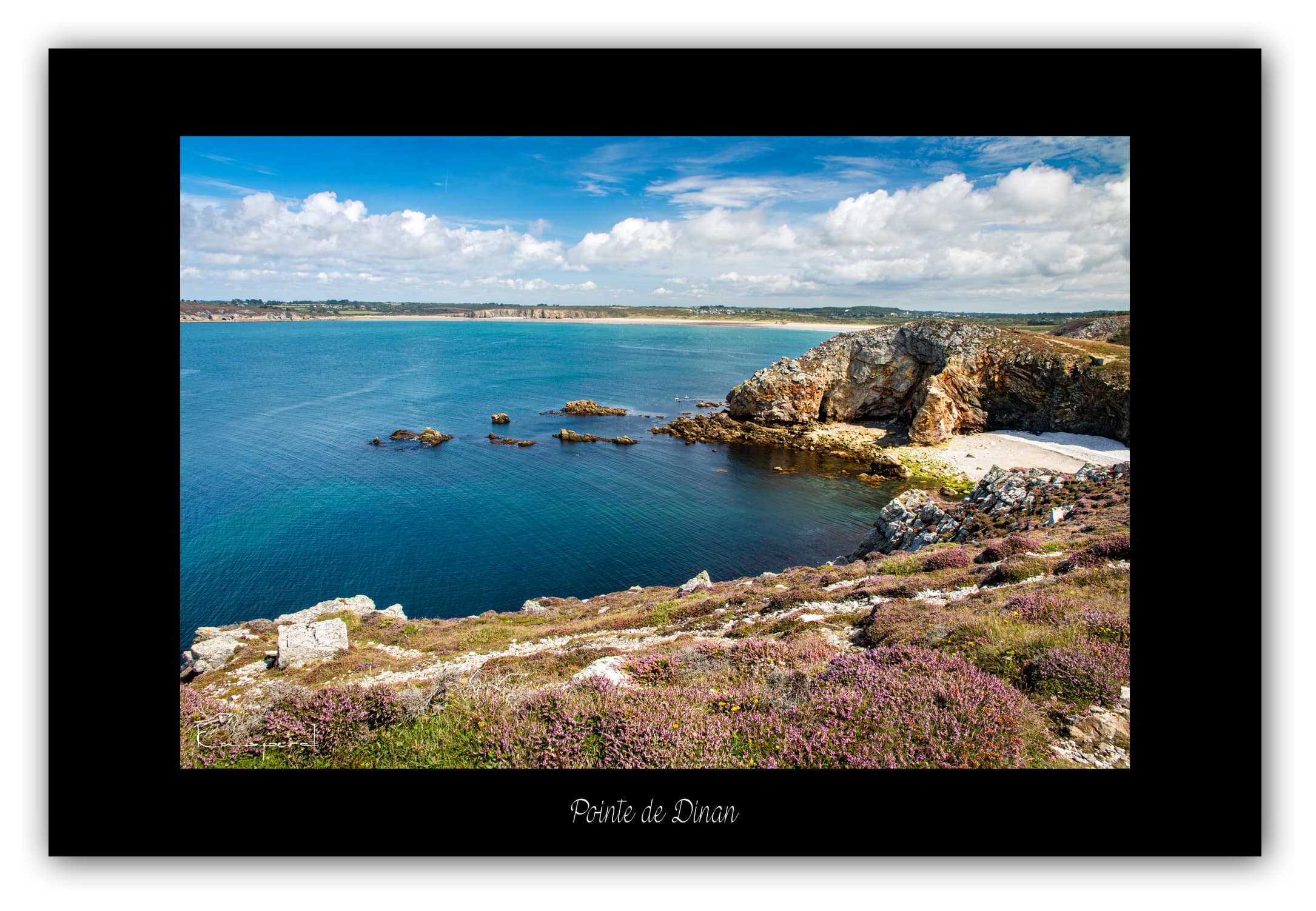 Poster Pointe de Dinan - Bretagne (France). Affiches Formats 30x40 cm, 40x60 cm ou 50x70 cm. Impression sur Papier Photo. Décoration murale. Paysage. Mer. Phare.