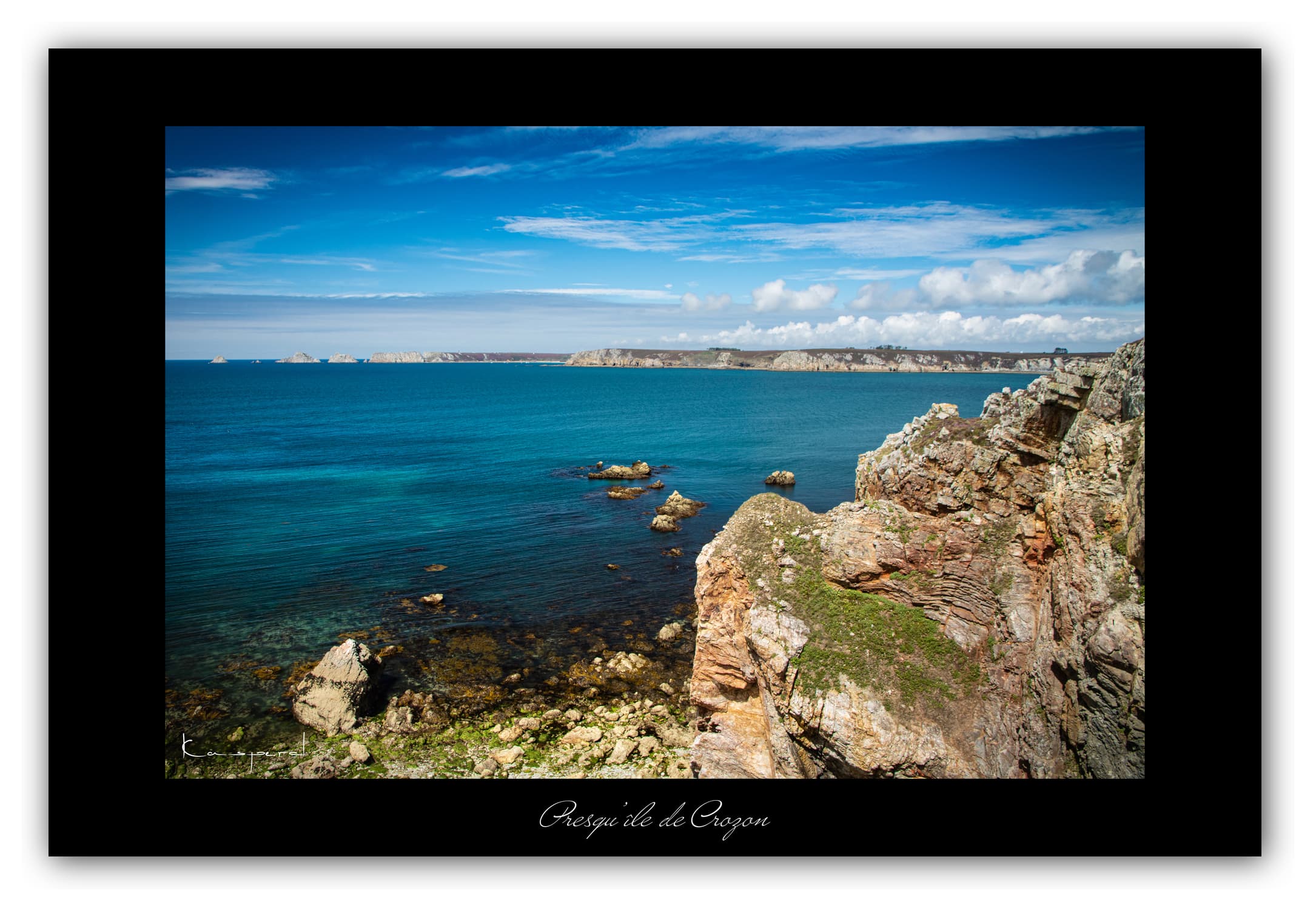 Poster Pointe de Dinan - Bretagne (France). Affiches Formats 30x40 cm, 40x60 cm ou 50x70 cm. Impression sur Papier Photo. Décoration murale. Paysage. Mer. Phare.