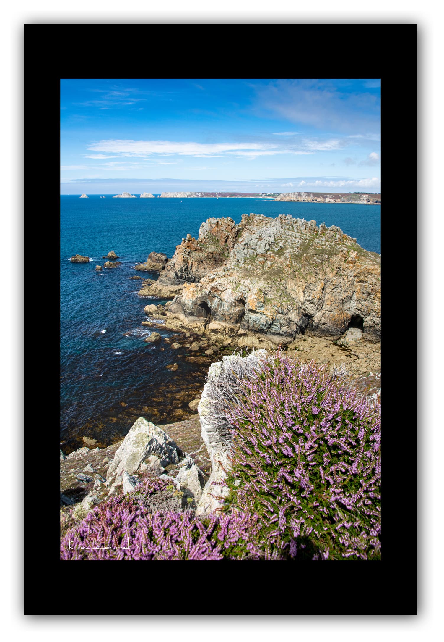 Poster Pointe de Dinan - Bretagne (France). Affiches Formats 30x40 cm, 40x60 cm ou 50x70 cm. Impression sur Papier Photo. Décoration murale. Paysage. Mer. Phare.