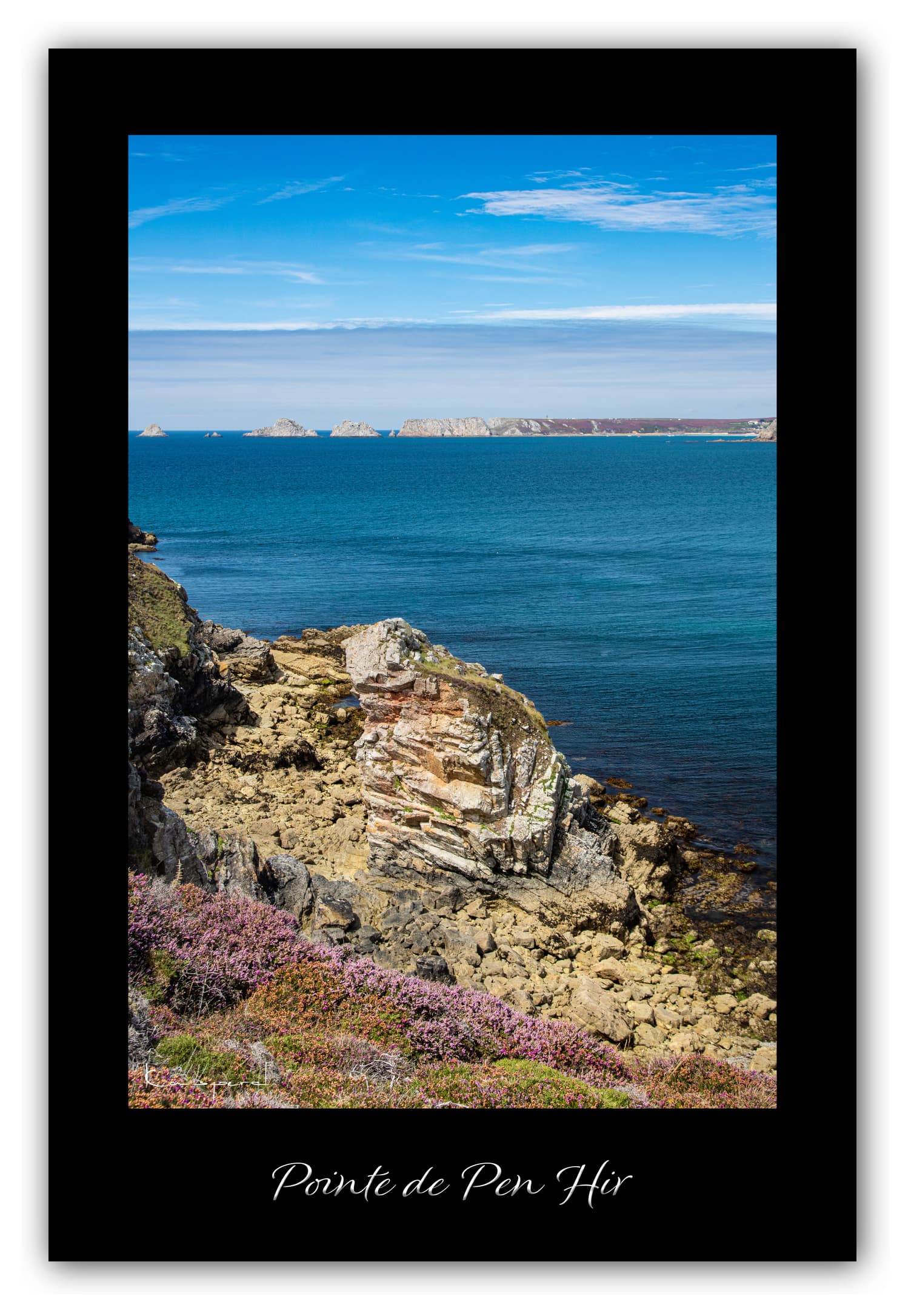 Poster Pointe de Dinan - Bretagne (France). Affiches Formats 30x40 cm, 40x60 cm ou 50x70 cm. Impression sur Papier Photo. Décoration murale. Paysage. Mer. Phare.