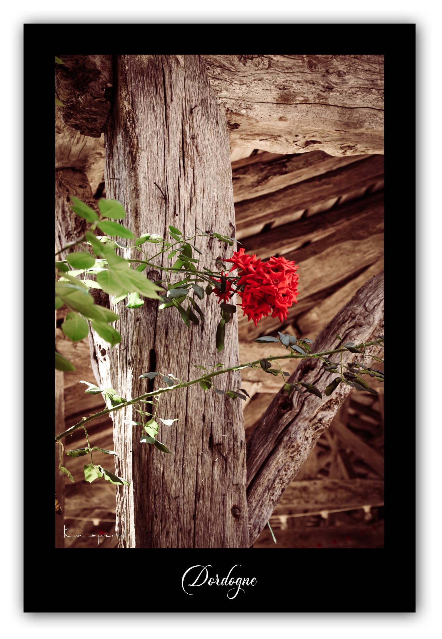 Poster Monpazier - Dordogne (France). Affiches Formats 30x40 cm, 40x60 cm ou 50x70 cm. Impression sur Papier Photo. Décoration murale. Paysage. Architecture.