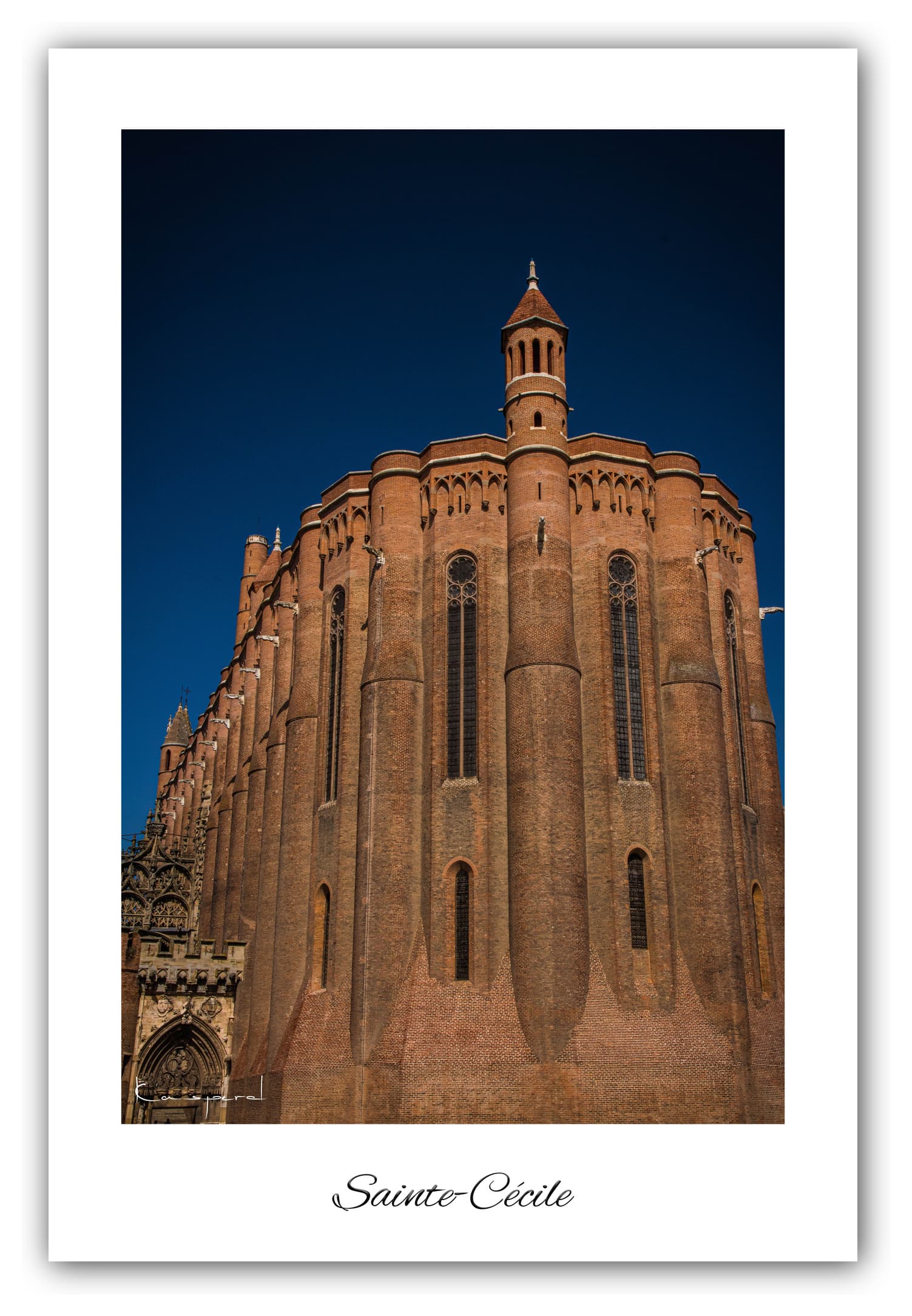 Poster Albi - Tarn (France). Affiches Formats 30x40 cm, 40x60 cm ou 50x70 cm. Impression sur Papier Photo. Décoration murale. Architecture.