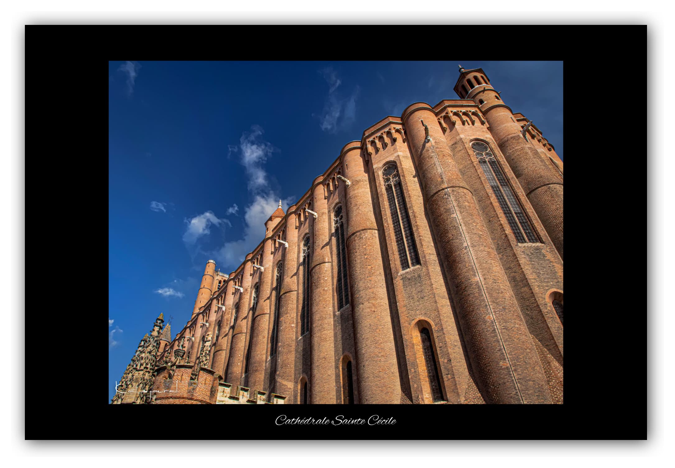 Poster Albi - Tarn (France). Affiches Formats 30x40 cm, 40x60 cm ou 50x70 cm. Impression sur Papier Photo. Décoration murale. Architecture.