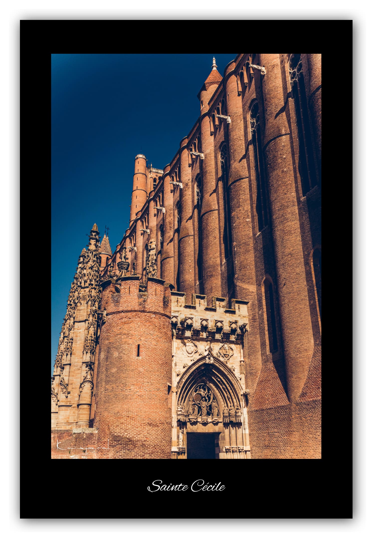 Poster Albi - Tarn (France). Affiches Formats 30x40 cm, 40x60 cm ou 50x70 cm. Impression sur Papier Photo. Décoration murale. Architecture.